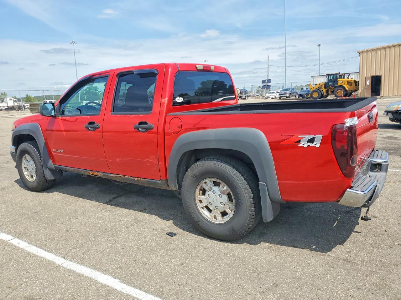 2005 Chevrolet Colorado Red vin: 1GCDT136458212438