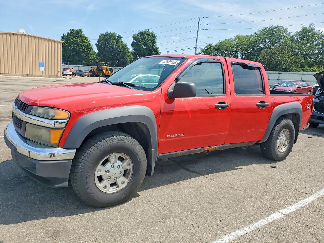 2005 Chevrolet Colorado Red vin: 1GCDT136458212438