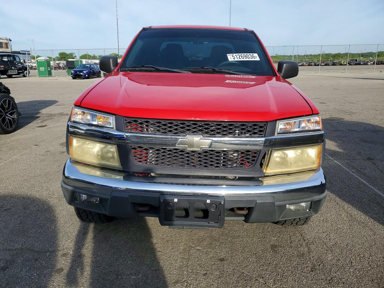2006 Chevrolet Colorado Red vin: 1GCDT136468248583