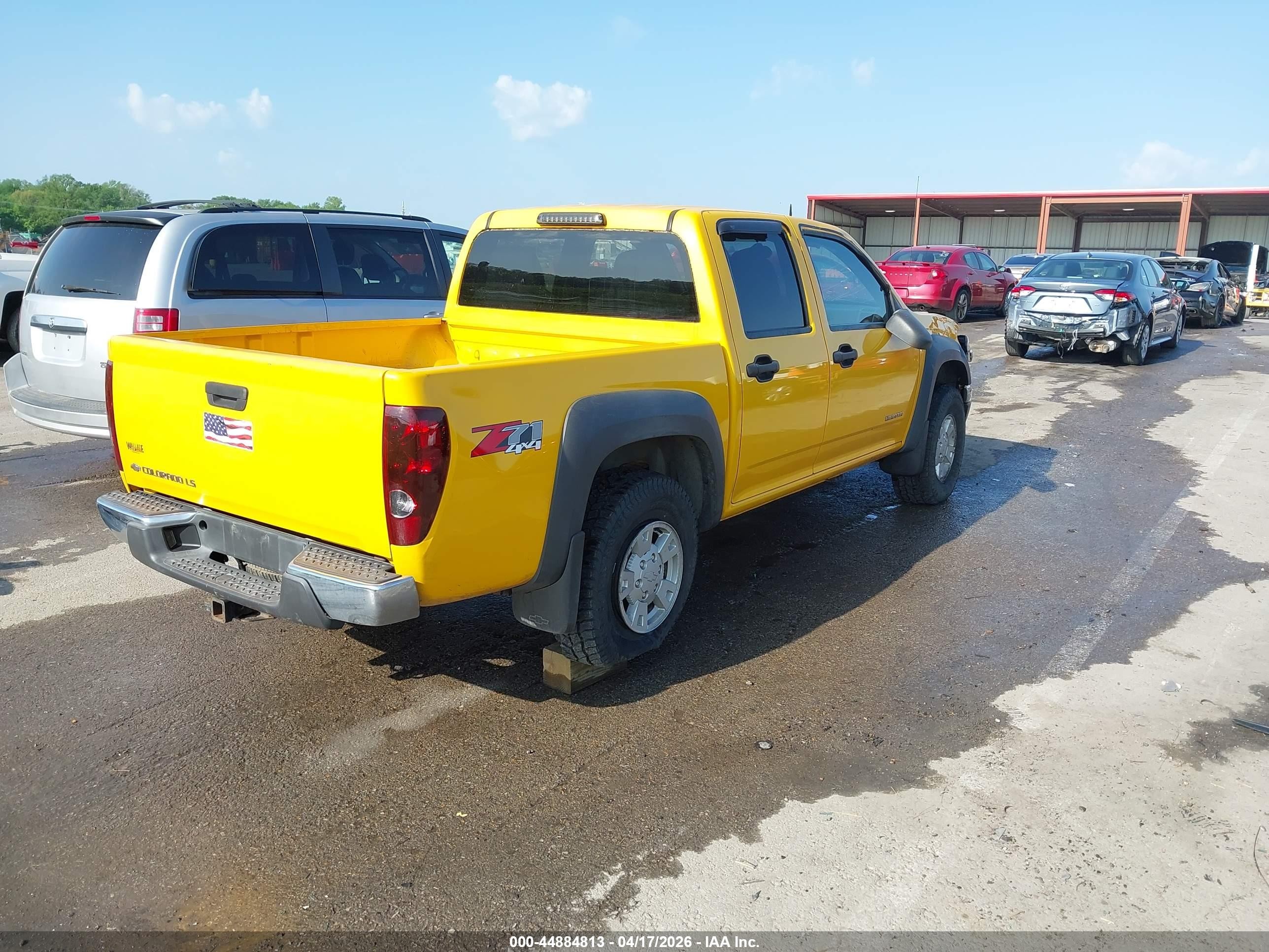 2005 Chevrolet Colorado 1sf Ls Z71 Yellow vin: 1GCDT136558230933