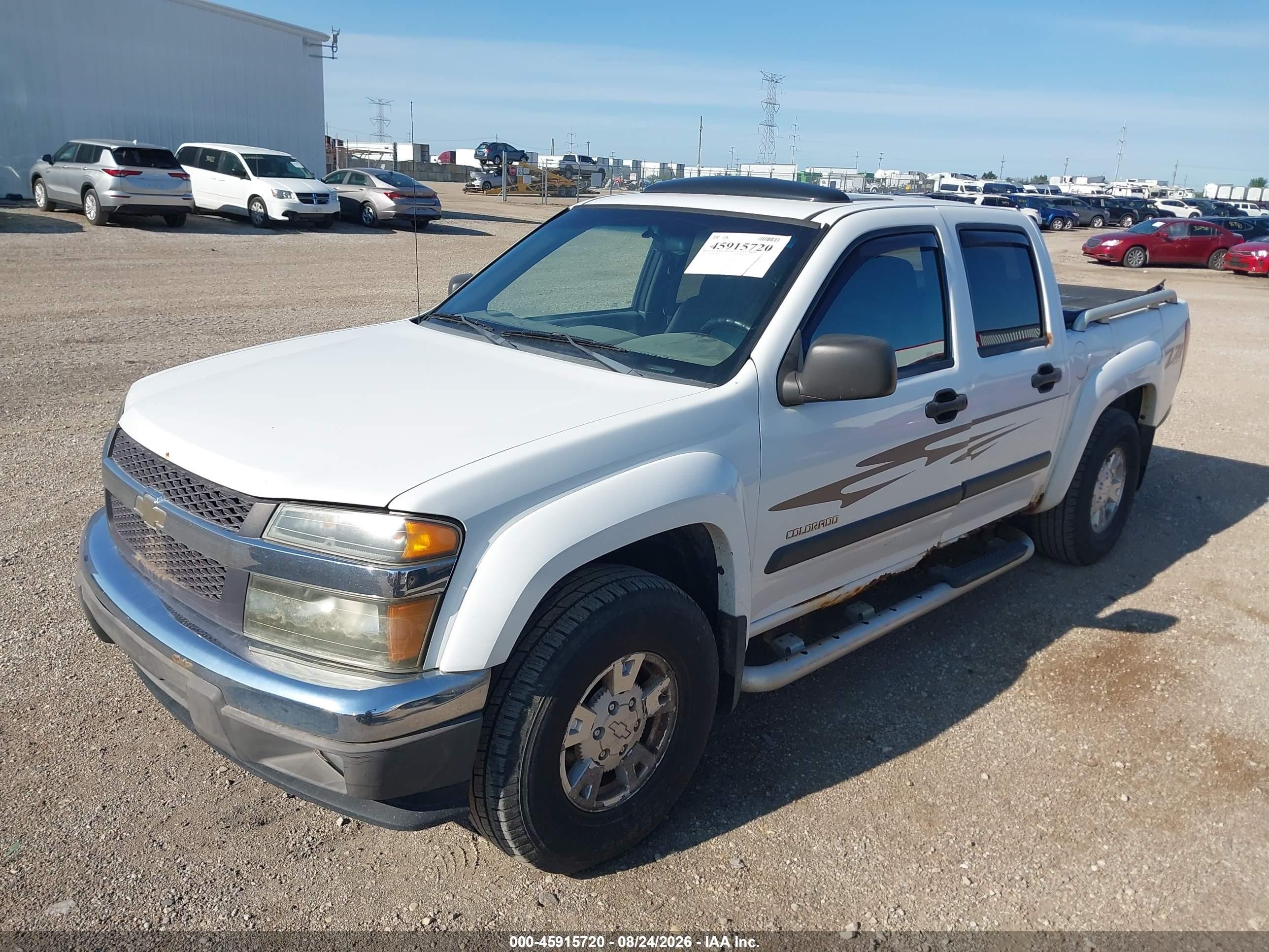 2005 Chevrolet Colorado Ls White vin: 1GCDT136558263866