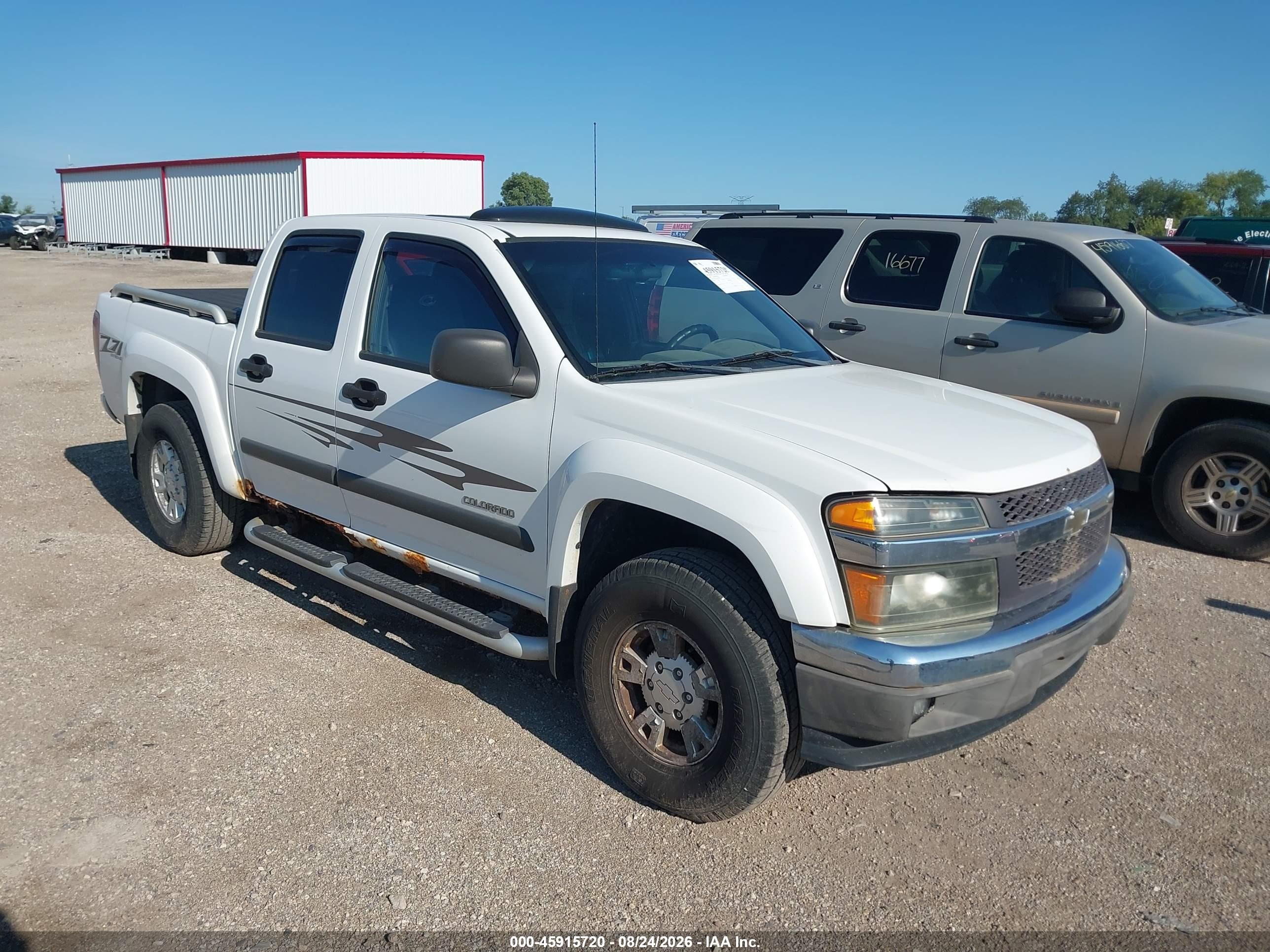 2005 Chevrolet Colorado Ls White vin: 1GCDT136558263866