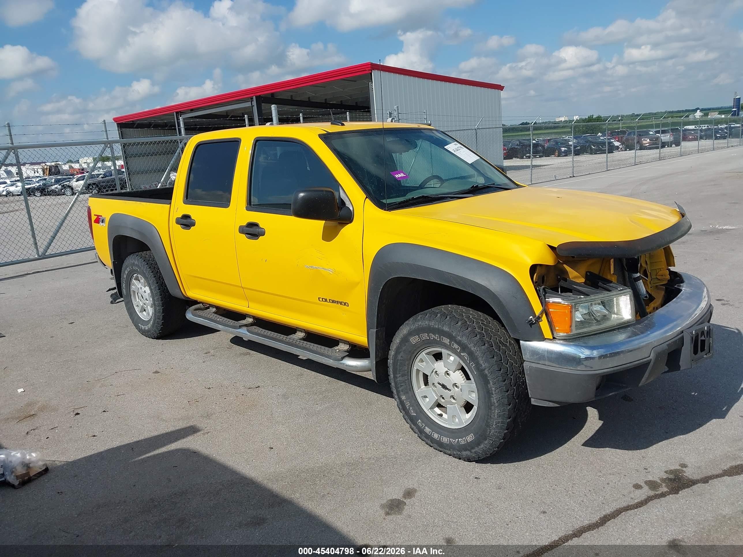 2005 Chevrolet Colorado Ls Yellow vin: 1GCDT136558269960