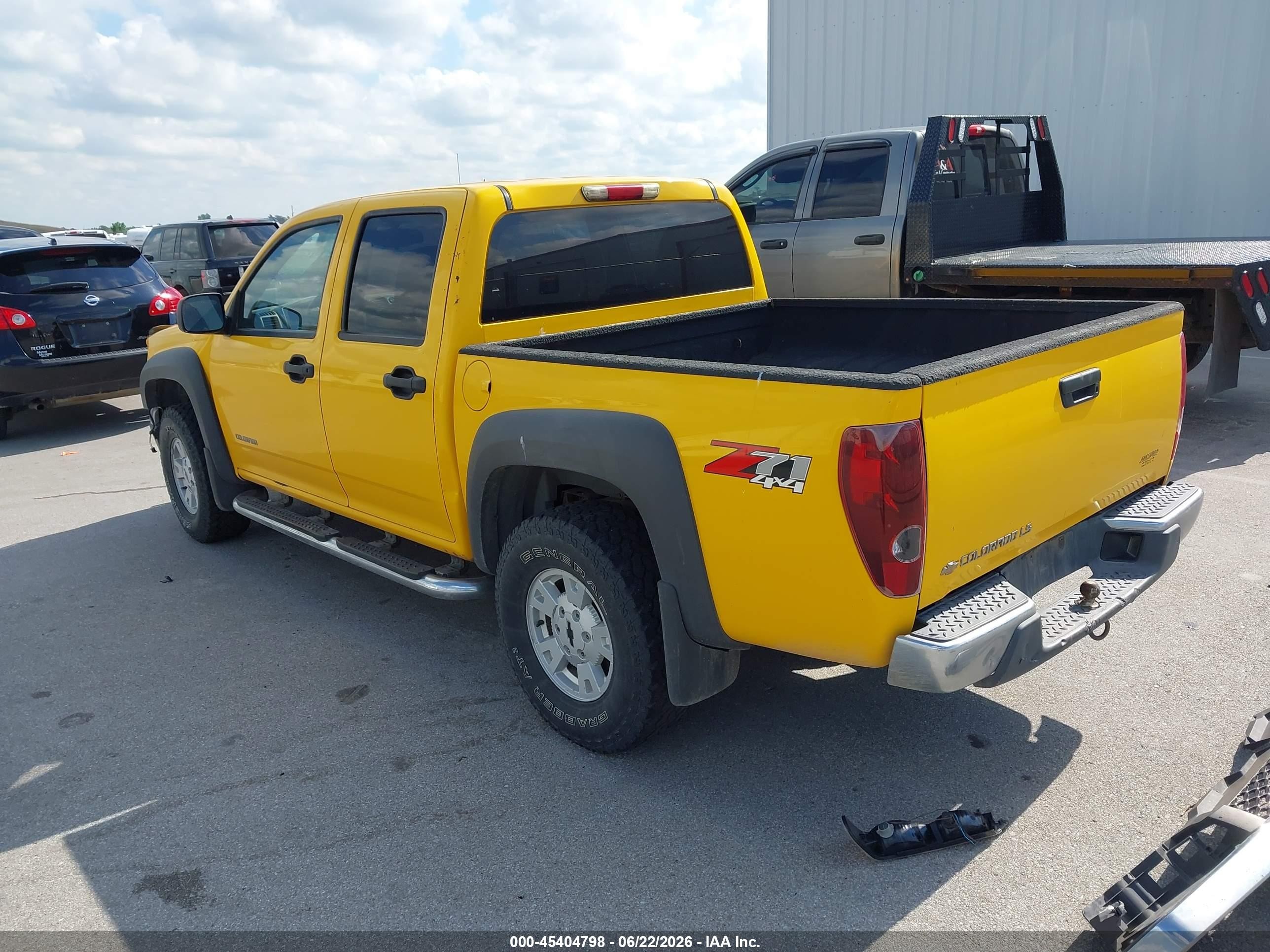 2005 Chevrolet Colorado Ls Желтый vin: 1GCDT136558269960