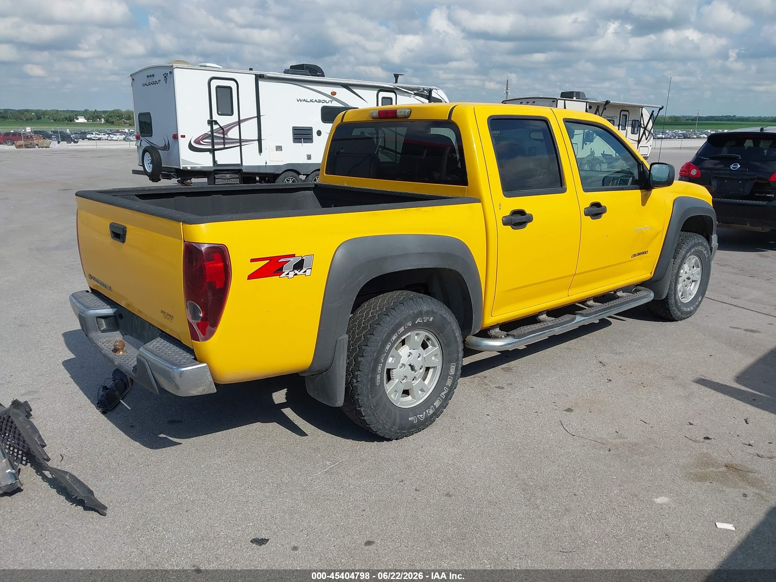 2005 Chevrolet Colorado Ls Желтый vin: 1GCDT136558269960