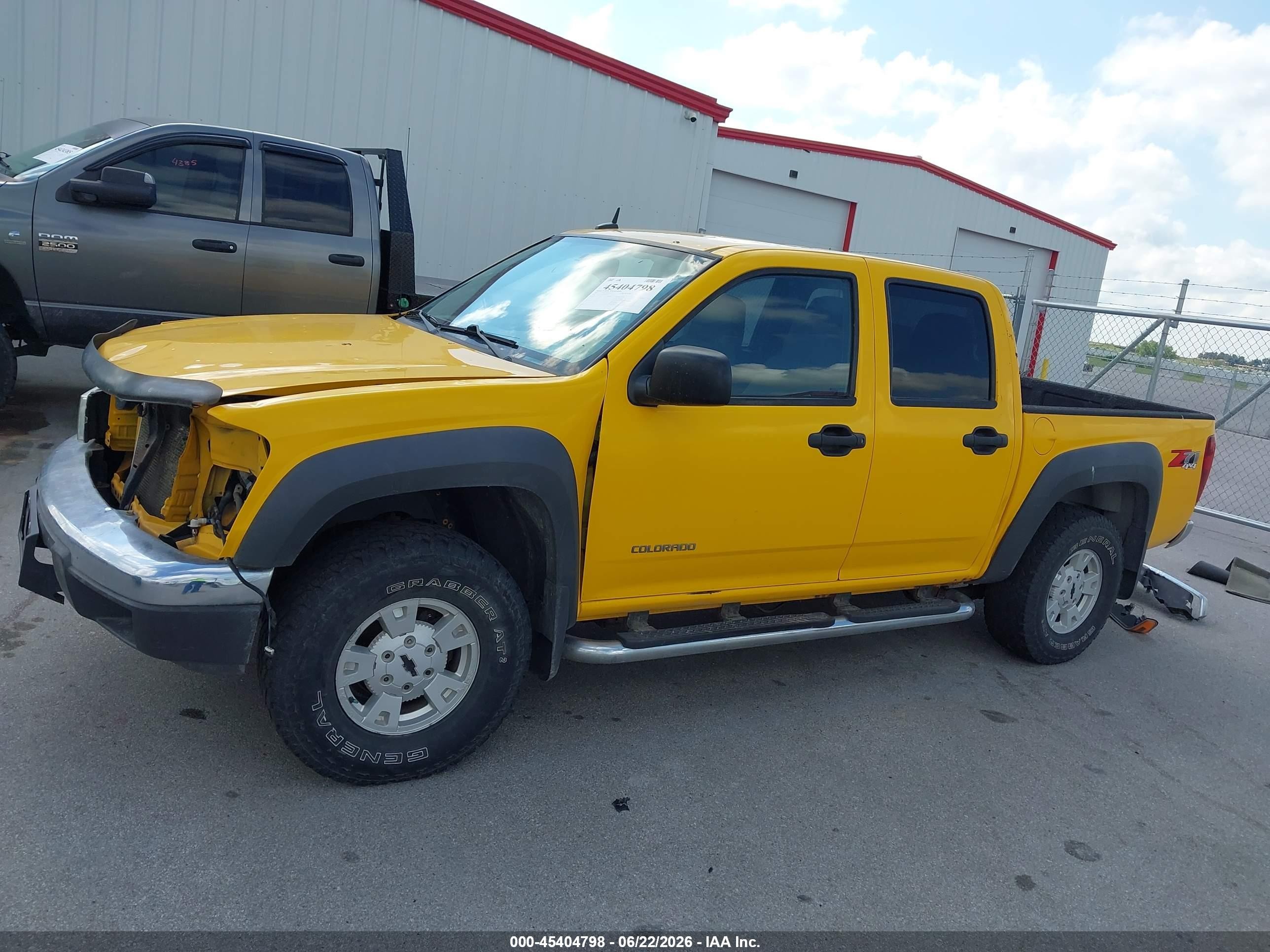 2005 Chevrolet Colorado Ls Желтый vin: 1GCDT136558269960