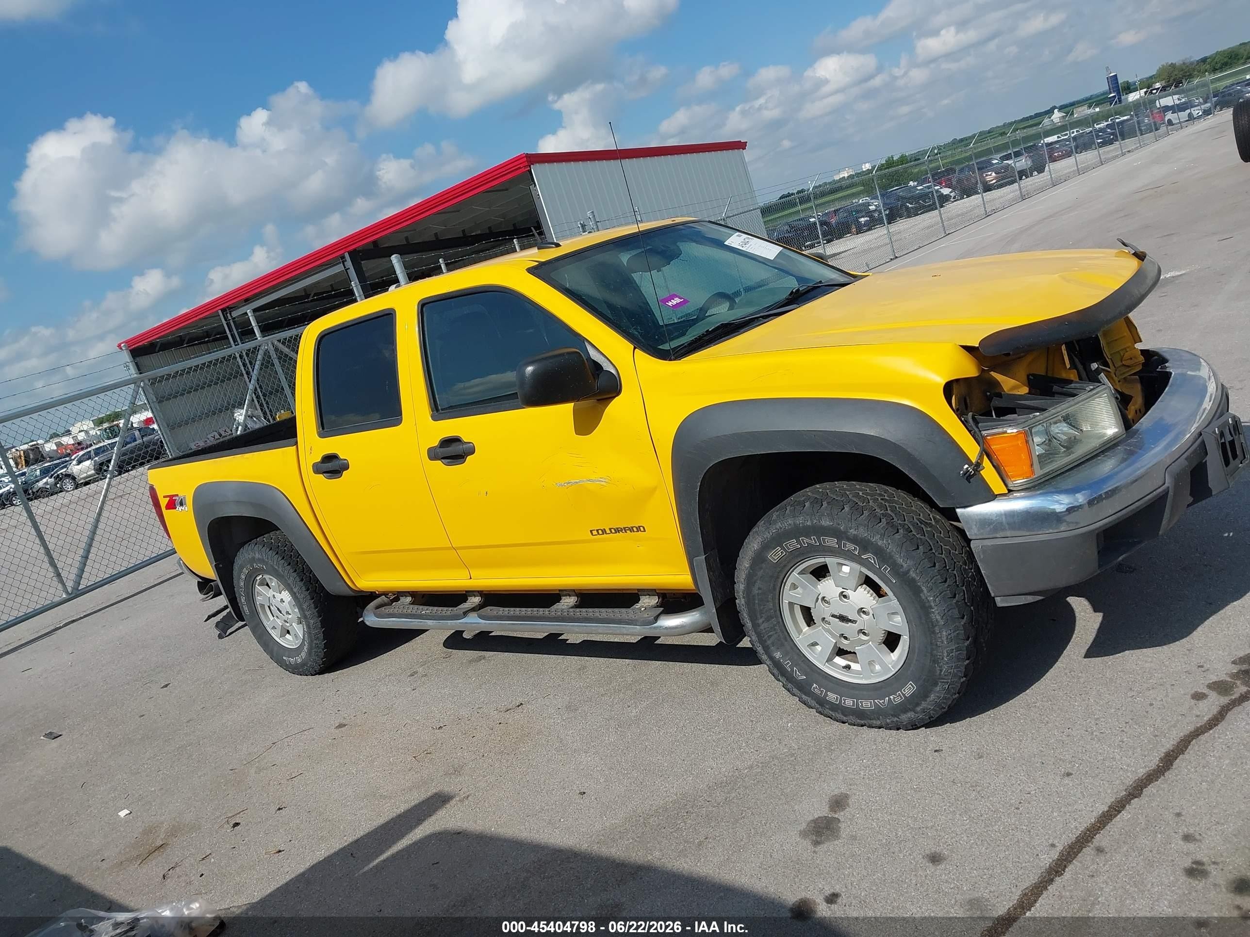 2005 Chevrolet Colorado Ls Желтый vin: 1GCDT136558269960