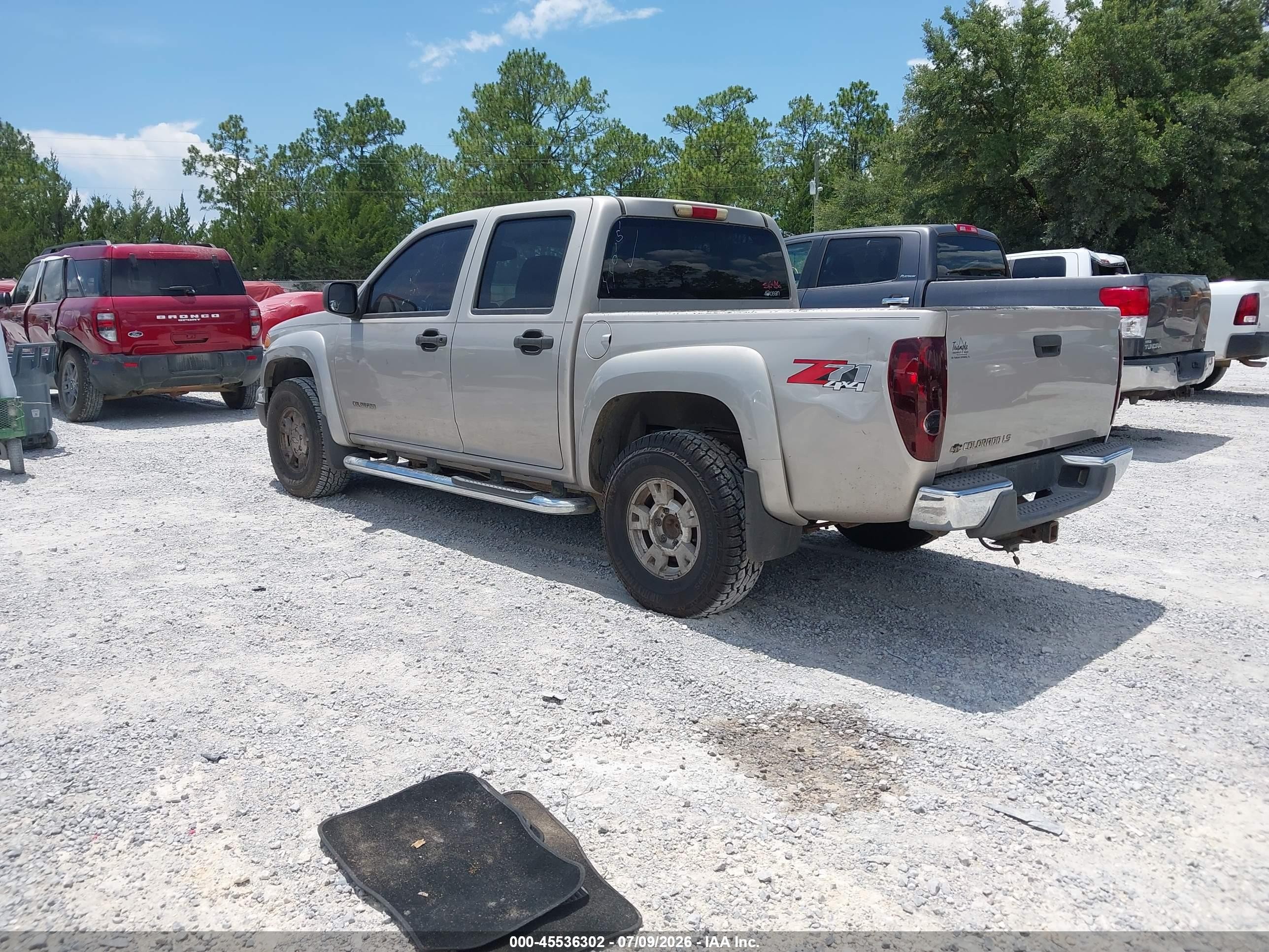 2005 Chevrolet Colorado Ls Champagne vin: 1GCDT136658151044