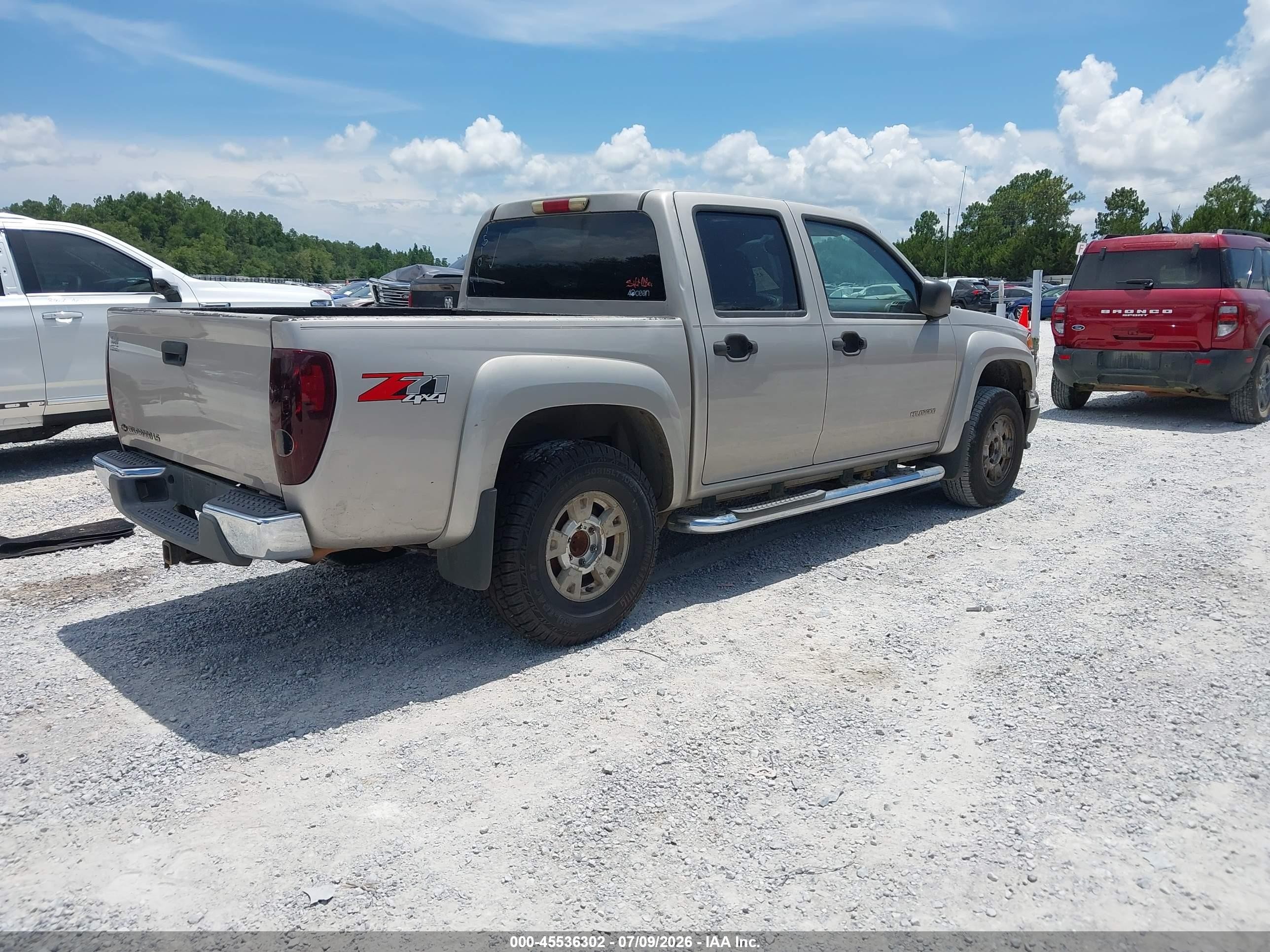2005 Chevrolet Colorado Ls Champagne vin: 1GCDT136658151044