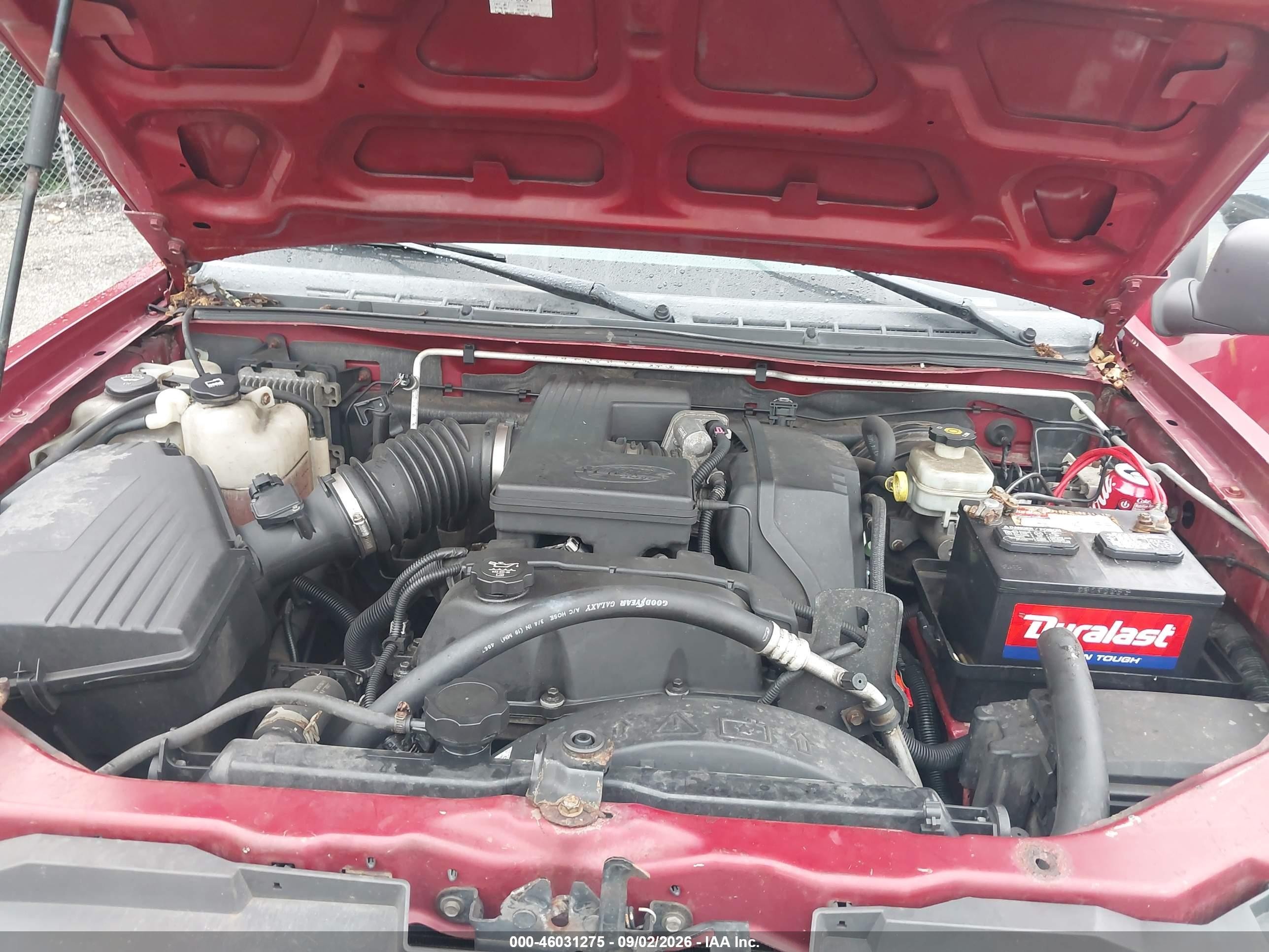 2005 Chevrolet Colorado Ls Red vin: 1GCDT136658192578