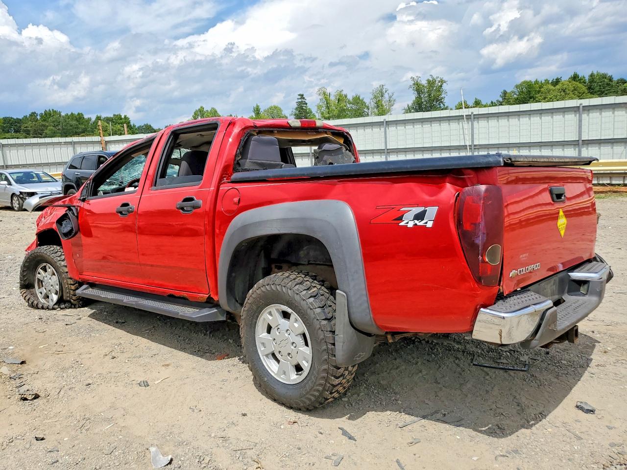 2006 Chevrolet Colorado Red vin: 1GCDT136668300053