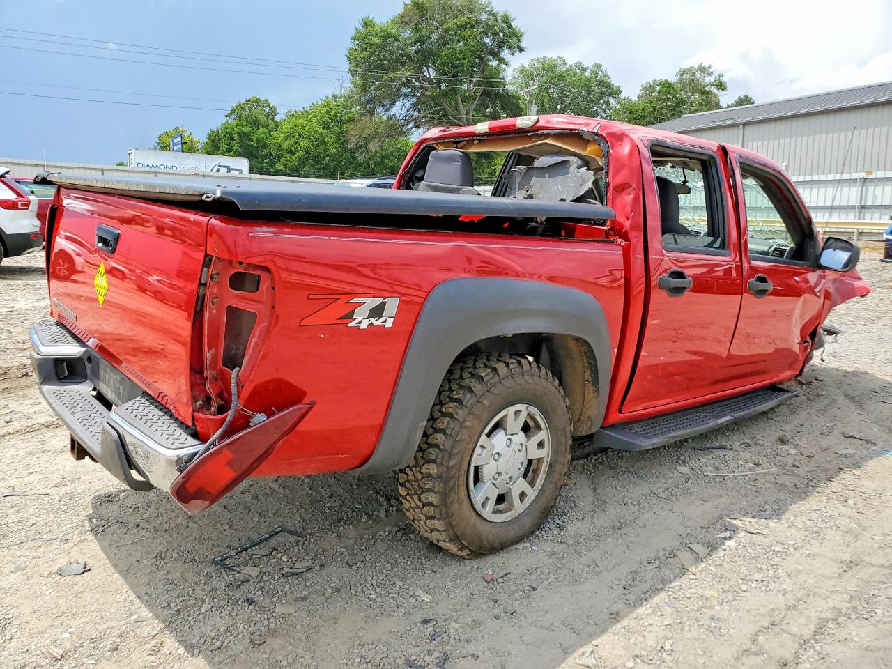 2006 Chevrolet Colorado Red vin: 1GCDT136668300053