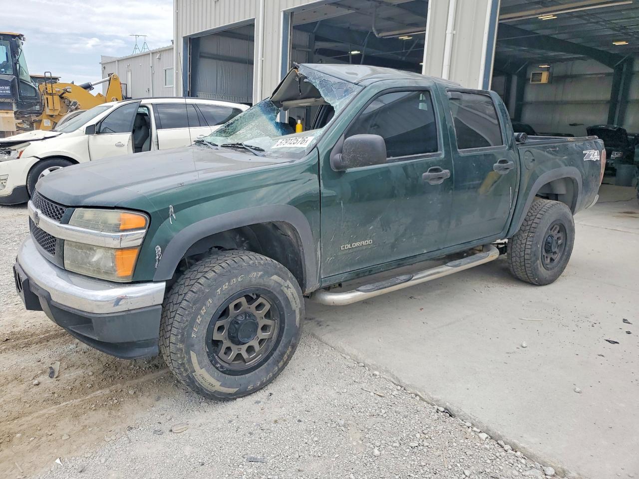 2005 Chevrolet Colorado Green vin: 1GCDT136758141459