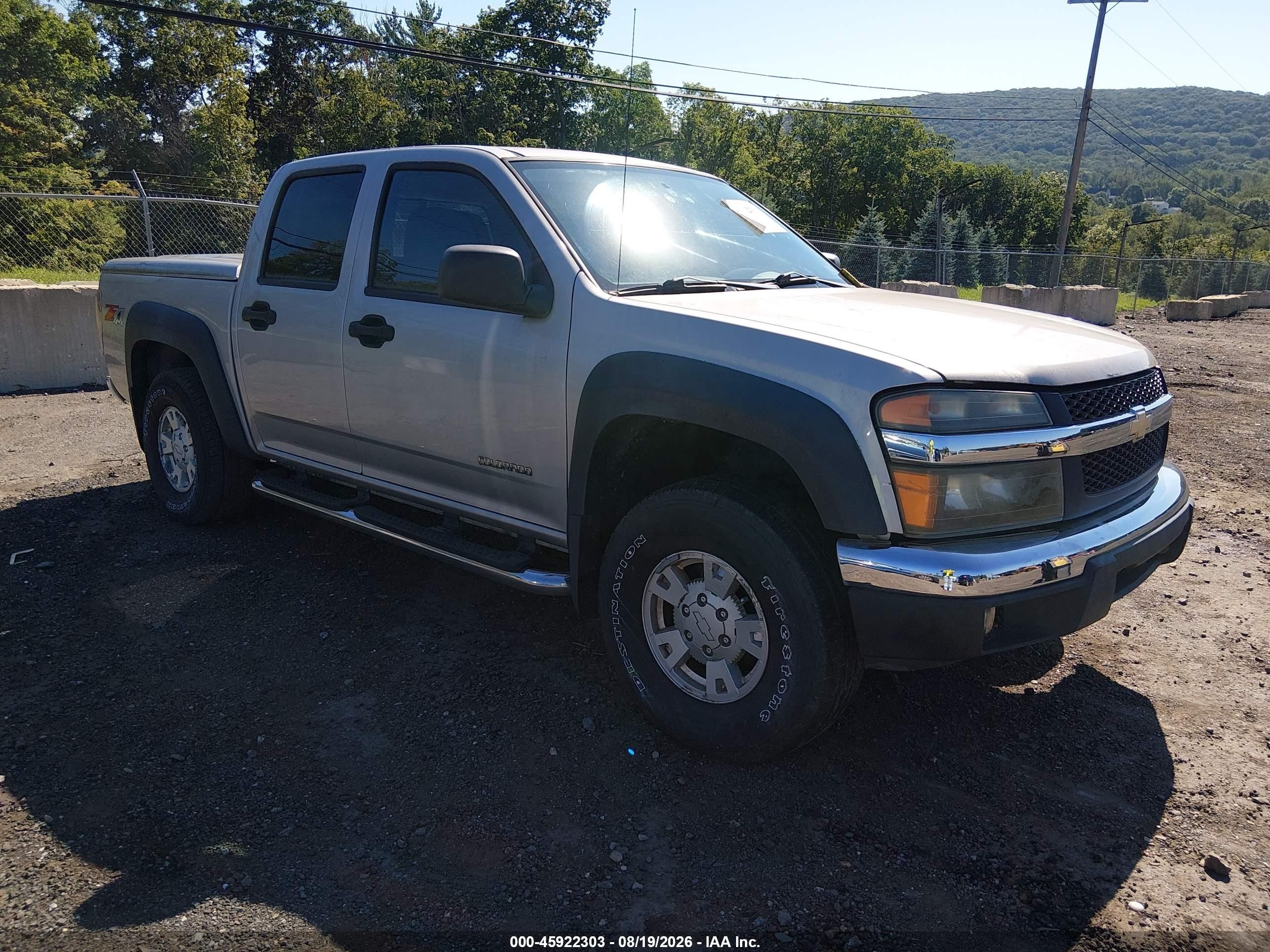 2005 Chevrolet Colorado Ls Silver vin: 1GCDT136758236202