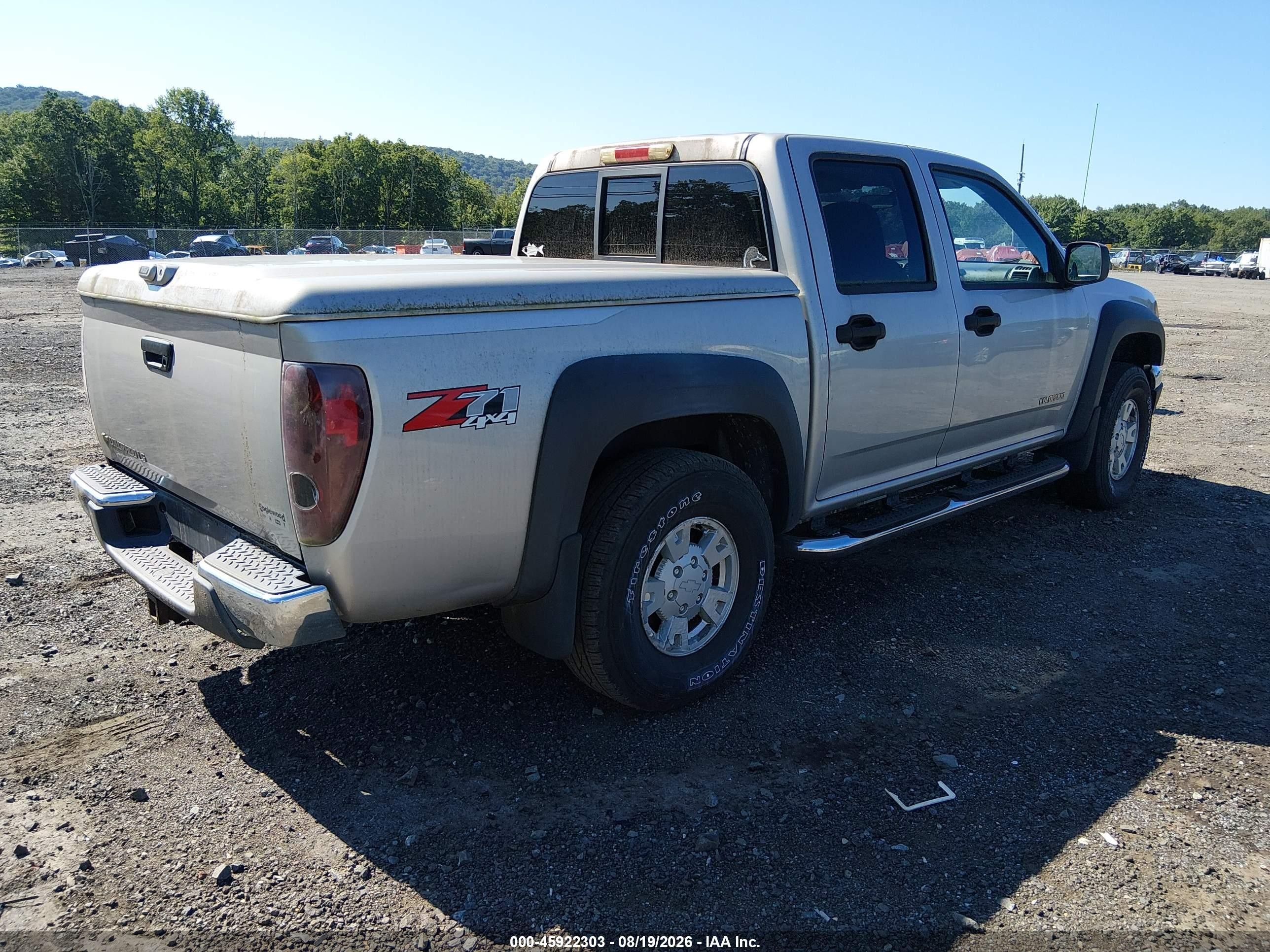 2005 Chevrolet Colorado Ls Silver vin: 1GCDT136758236202