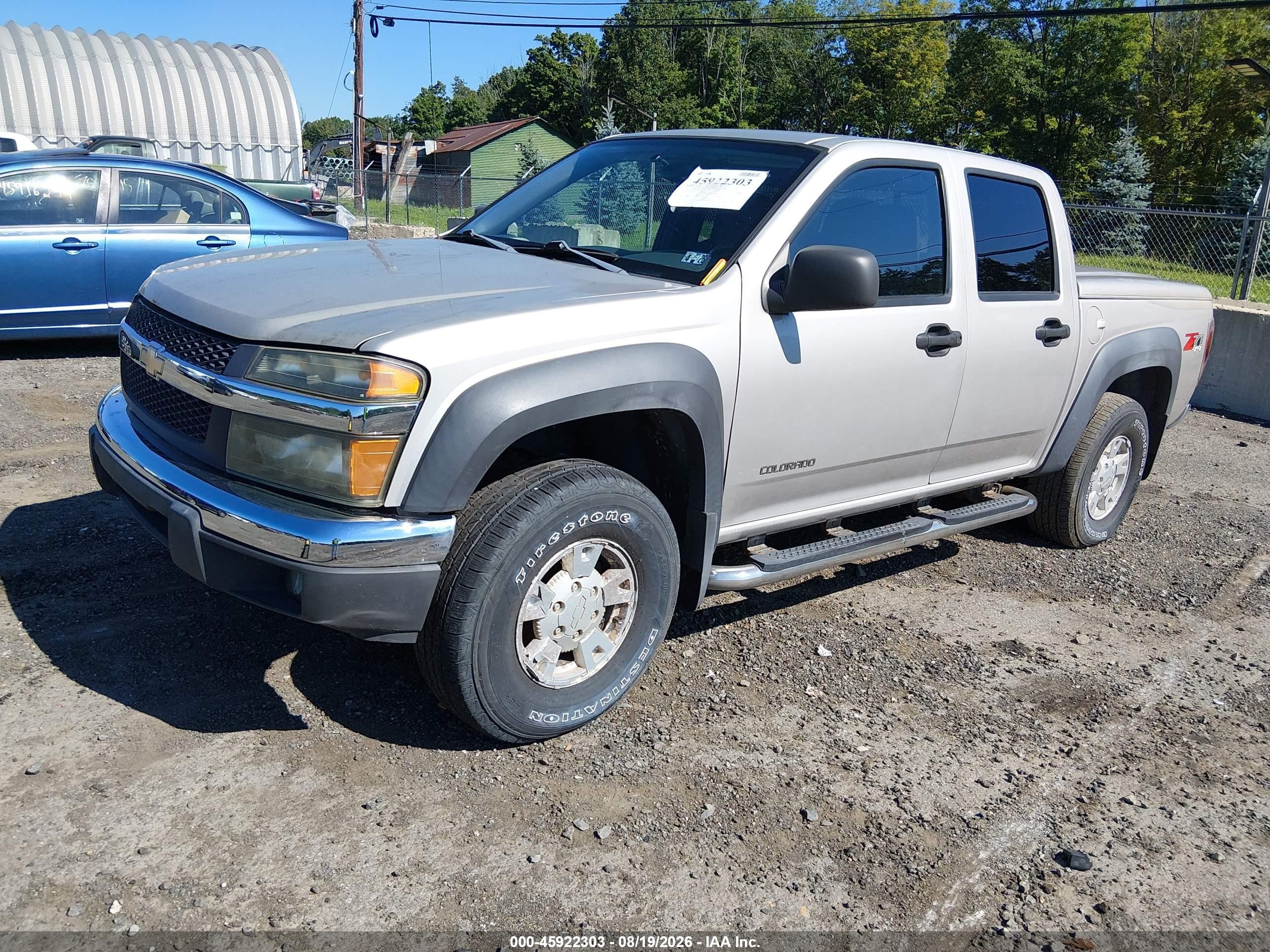 2005 Chevrolet Colorado Ls Silver vin: 1GCDT136758236202
