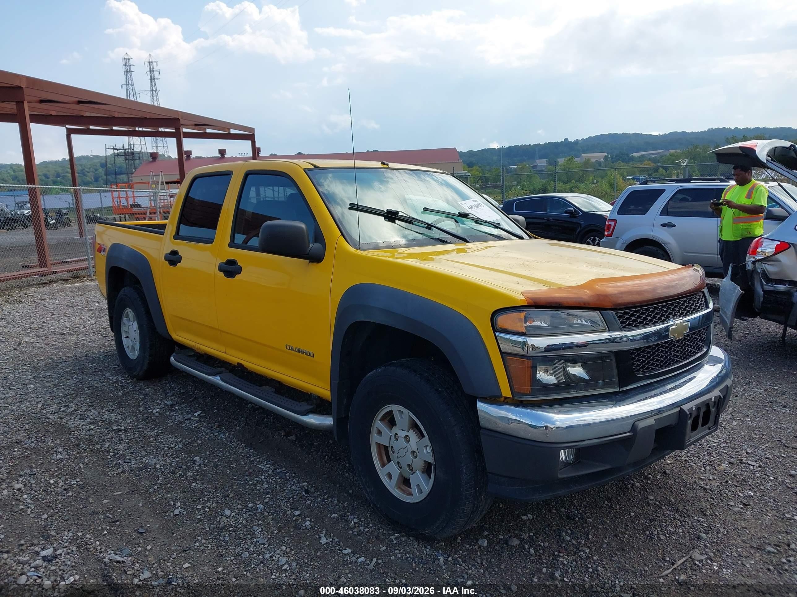 2005 Chevrolet Colorado Ls Желтый vin: 1GCDT136758256269