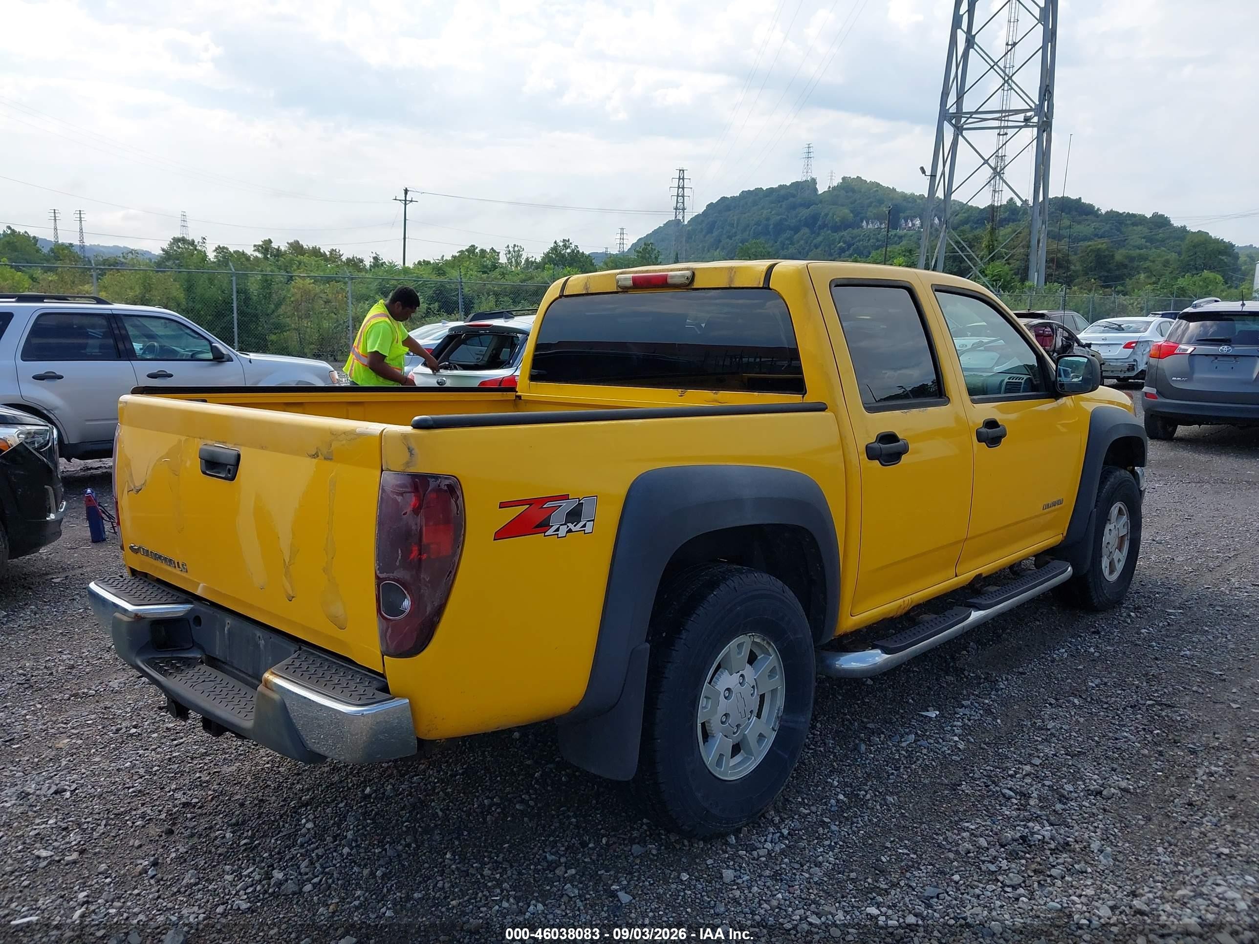 2005 Chevrolet Colorado Ls Желтый vin: 1GCDT136758256269