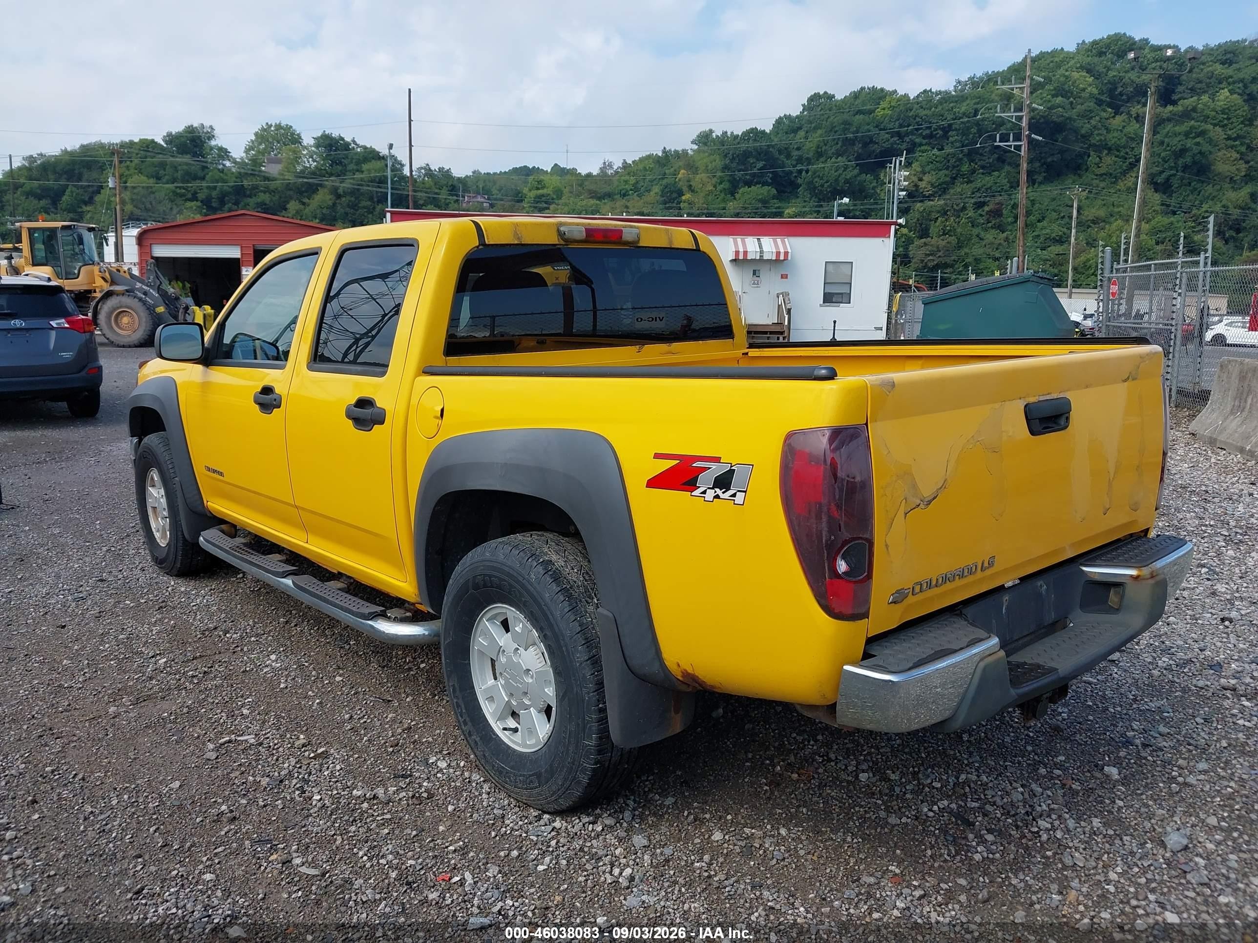 2005 Chevrolet Colorado Ls Желтый vin: 1GCDT136758256269