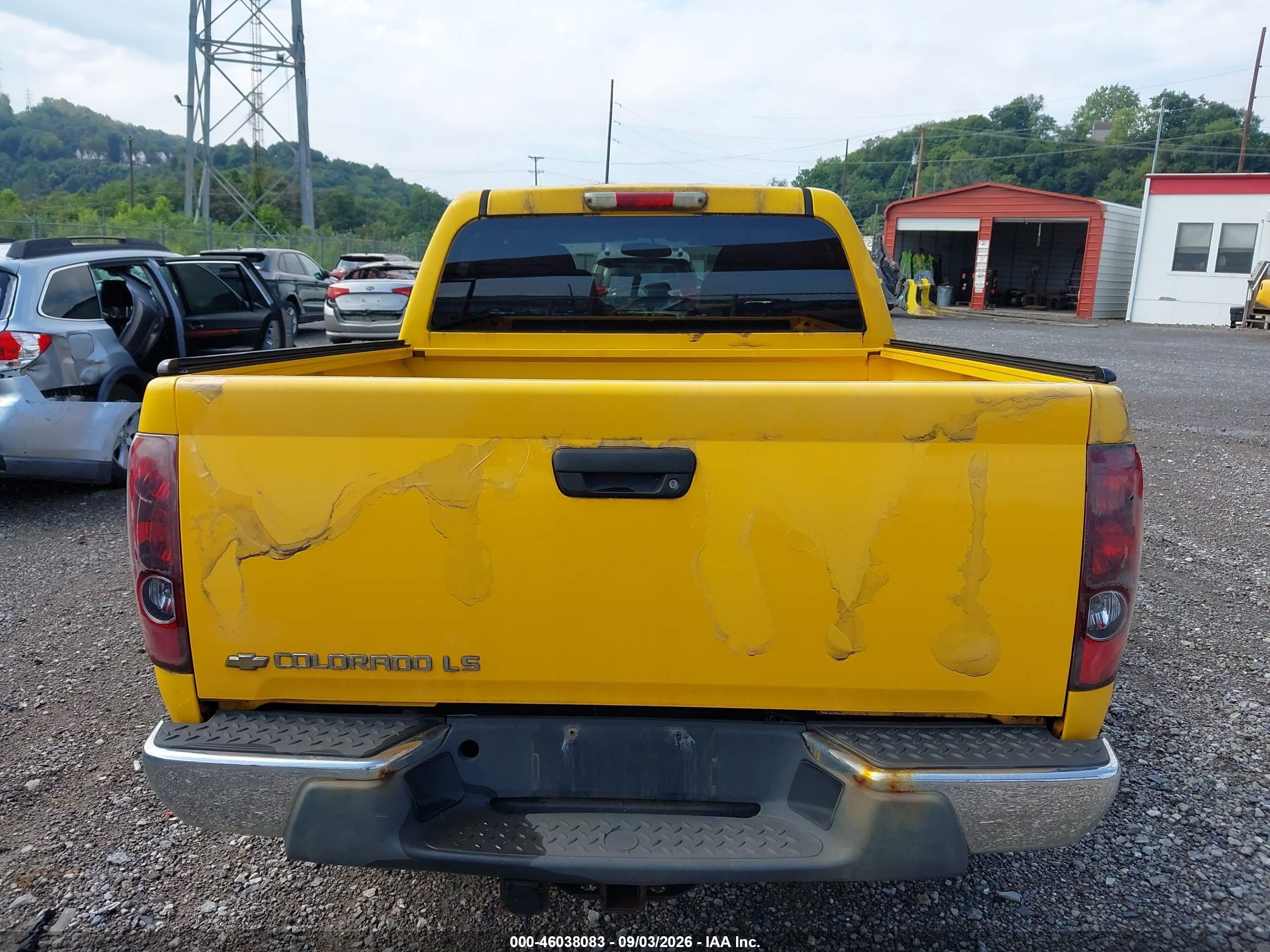 2005 Chevrolet Colorado Ls Желтый vin: 1GCDT136758256269