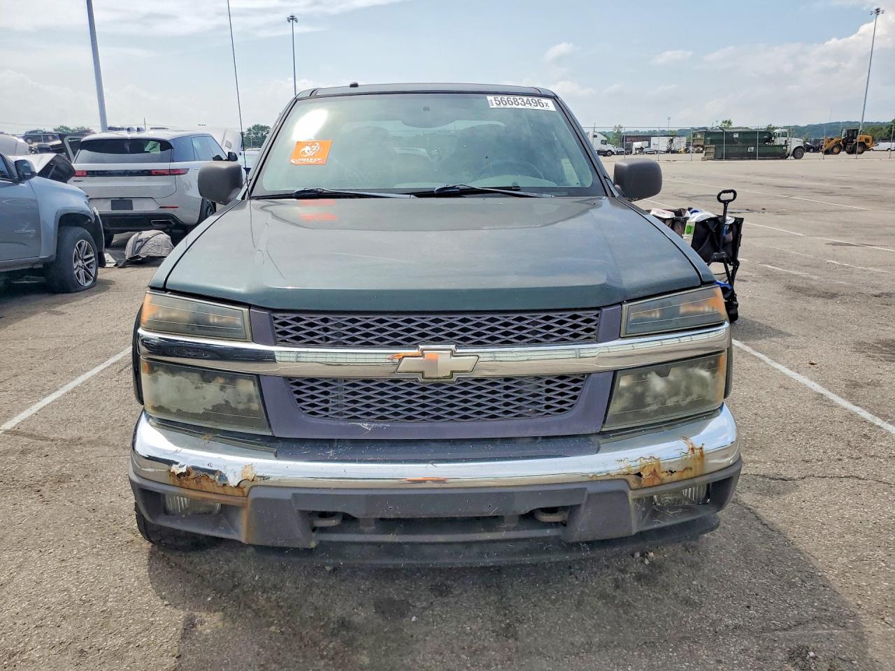 2005 Chevrolet Colorado Green vin: 1GCDT136758286551