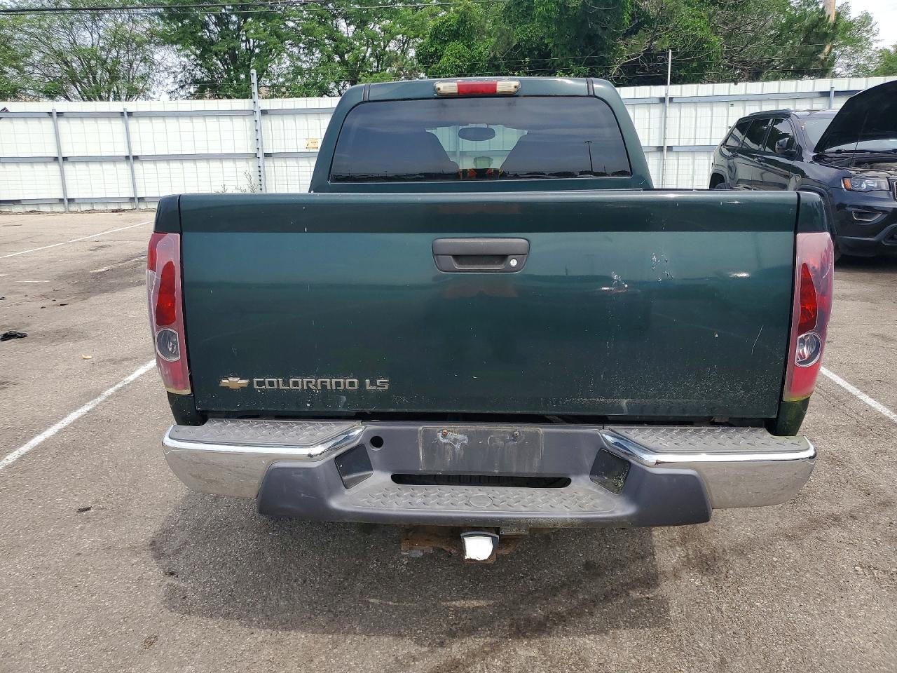 2005 Chevrolet Colorado Green vin: 1GCDT136758286551