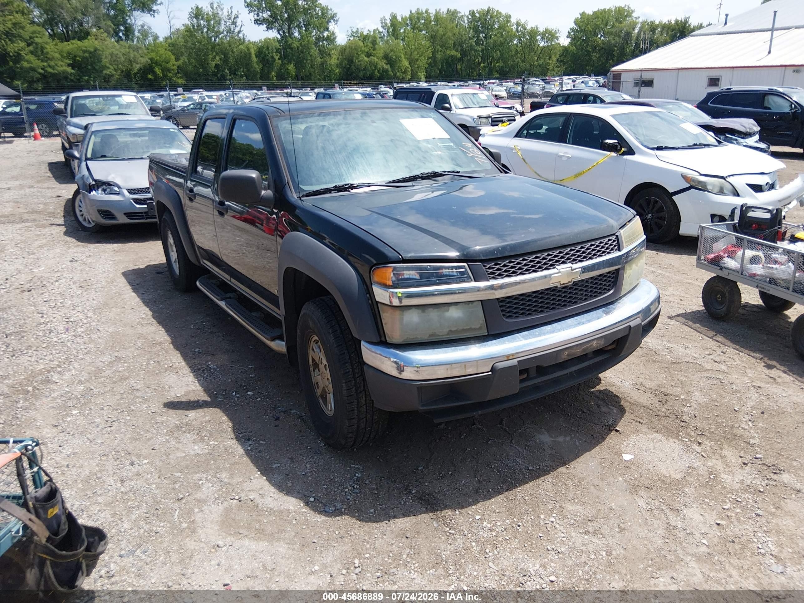 2006 Chevrolet Colorado Lt Черный vin: 1GCDT136768126848
