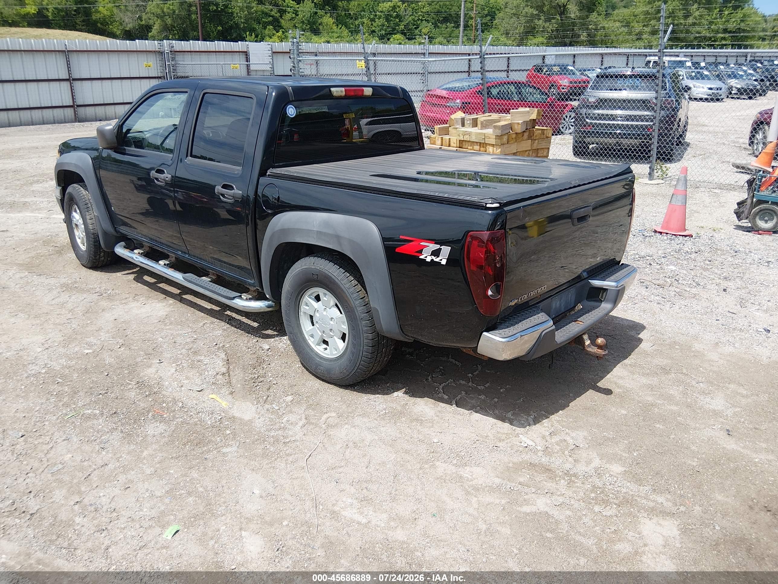 2006 Chevrolet Colorado Lt Black vin: 1GCDT136768126848