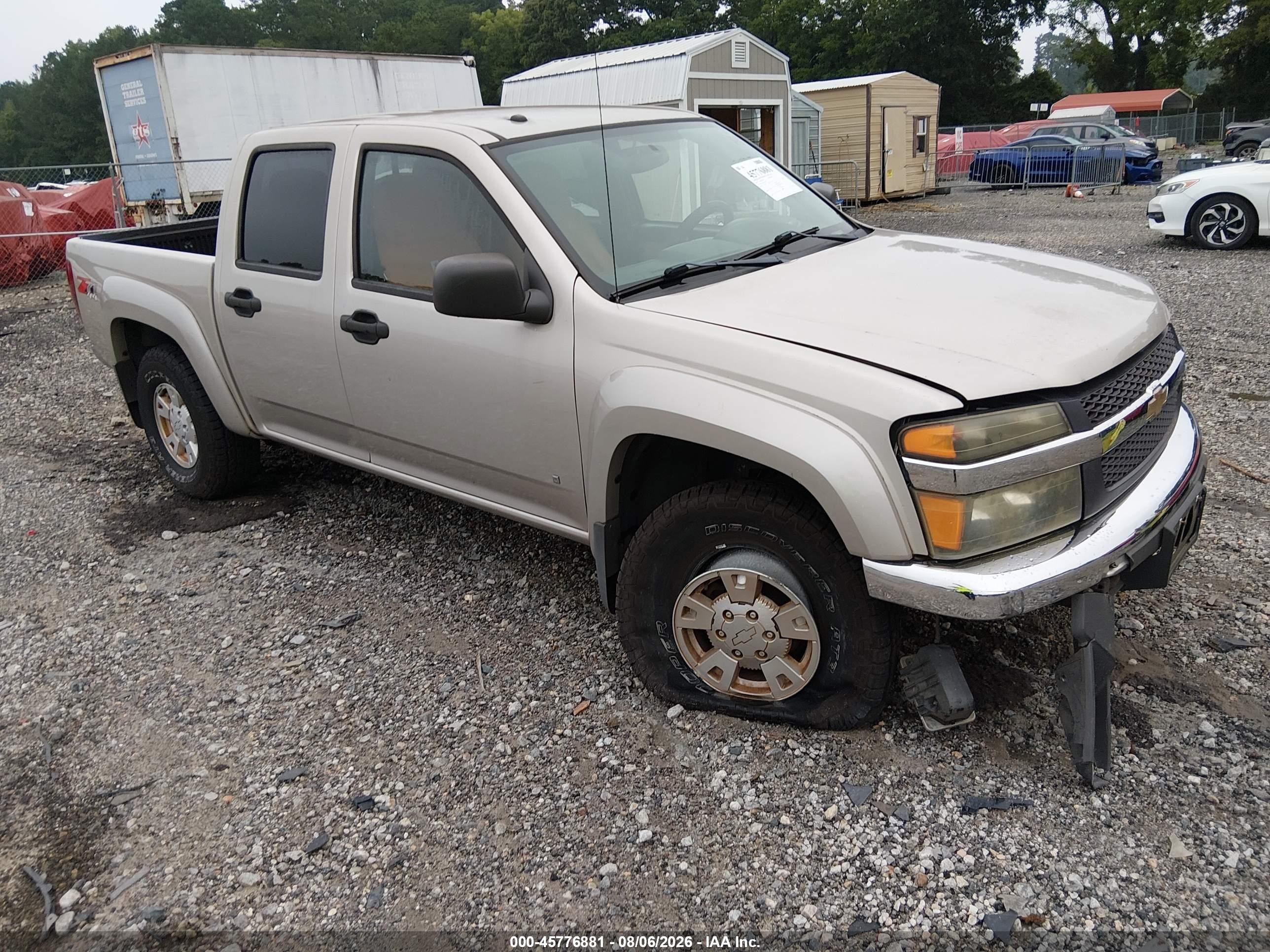 2006 Chevrolet Colorado Lt Tan vin: 1GCDT136768193854