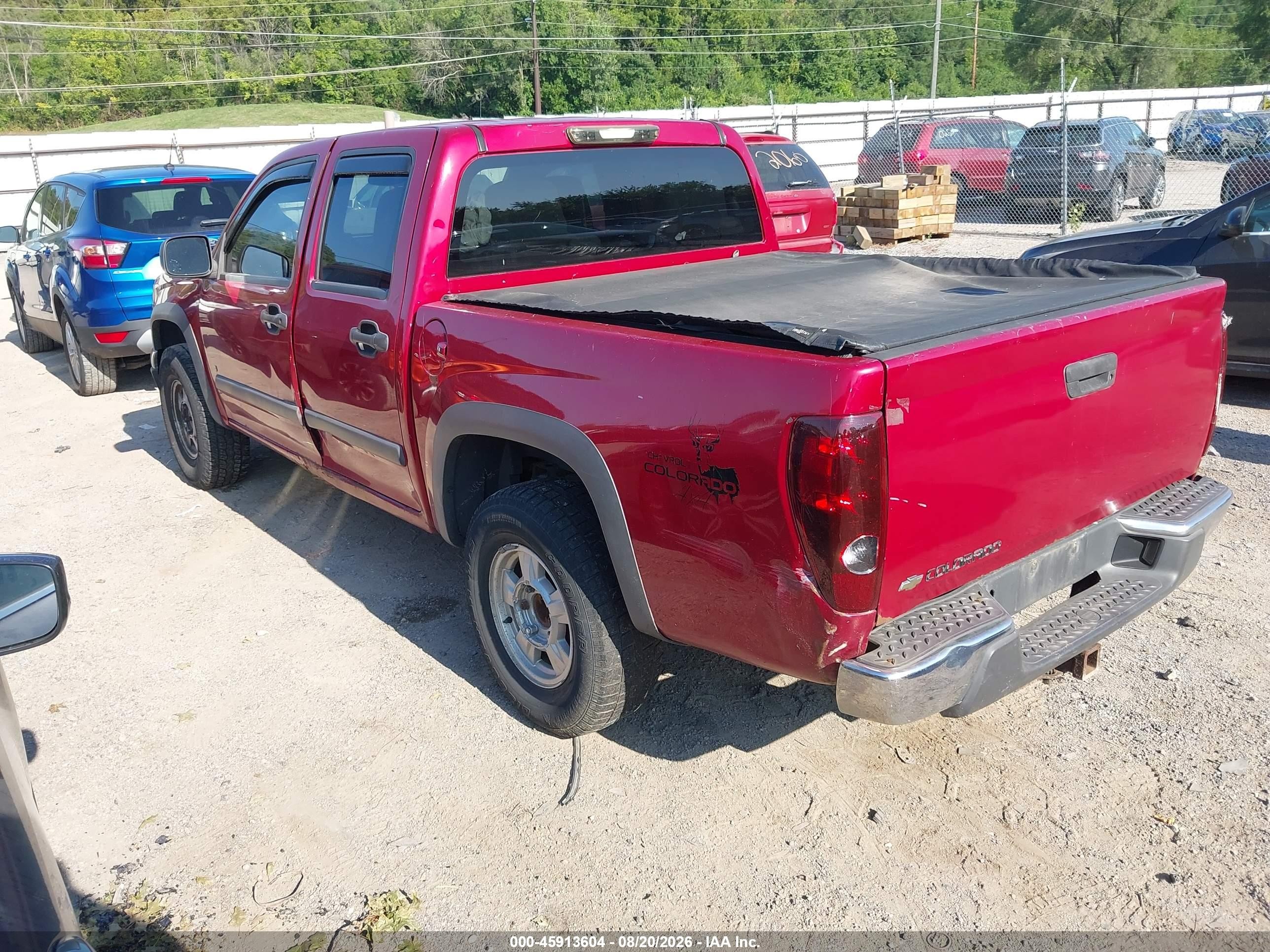 2006 Chevrolet Colorado Lt Red vin: 1GCDT136768246438