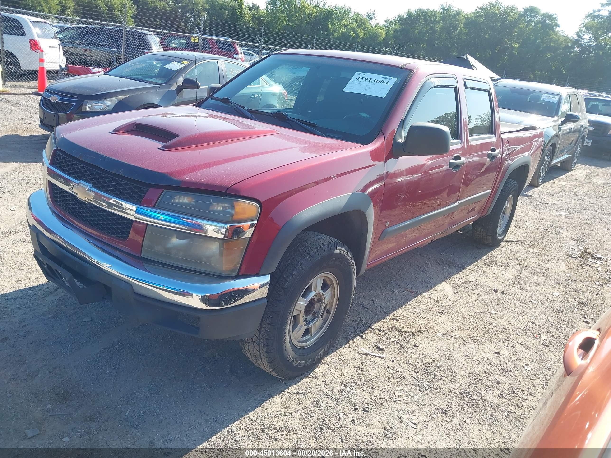 2006 Chevrolet Colorado Lt Red vin: 1GCDT136768246438