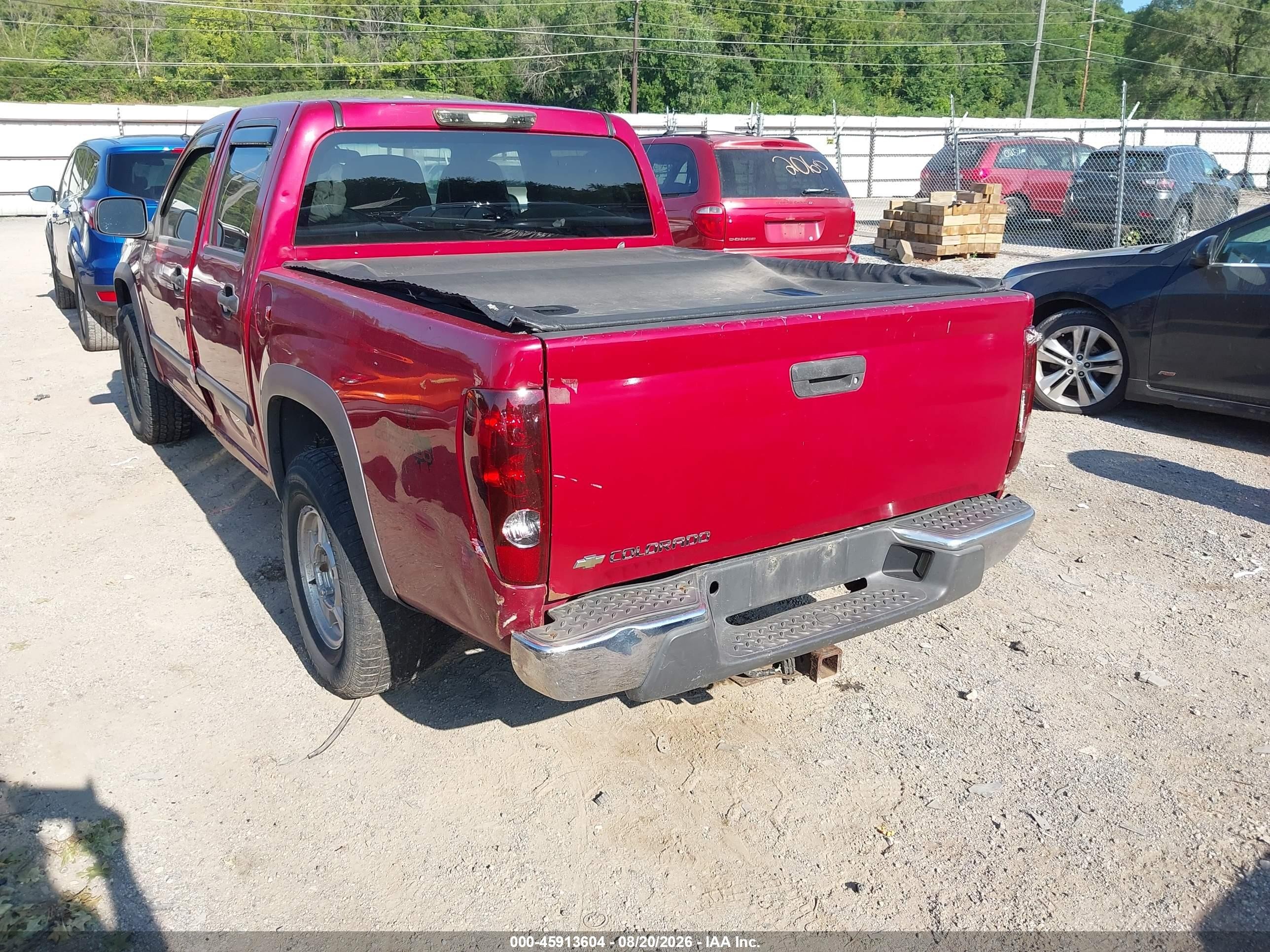 2006 Chevrolet Colorado Lt Red vin: 1GCDT136768246438
