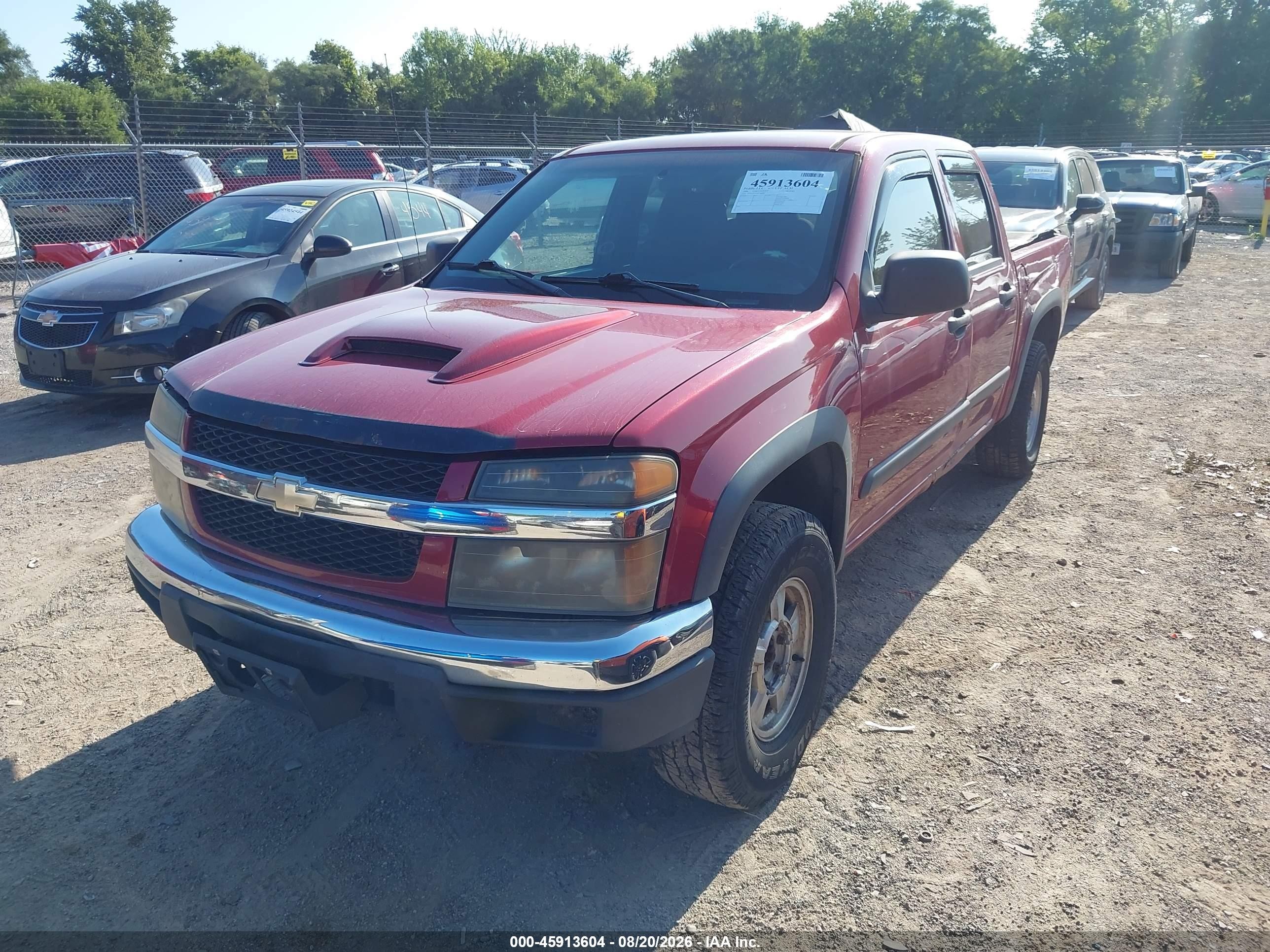 2006 Chevrolet Colorado Lt Red vin: 1GCDT136768246438