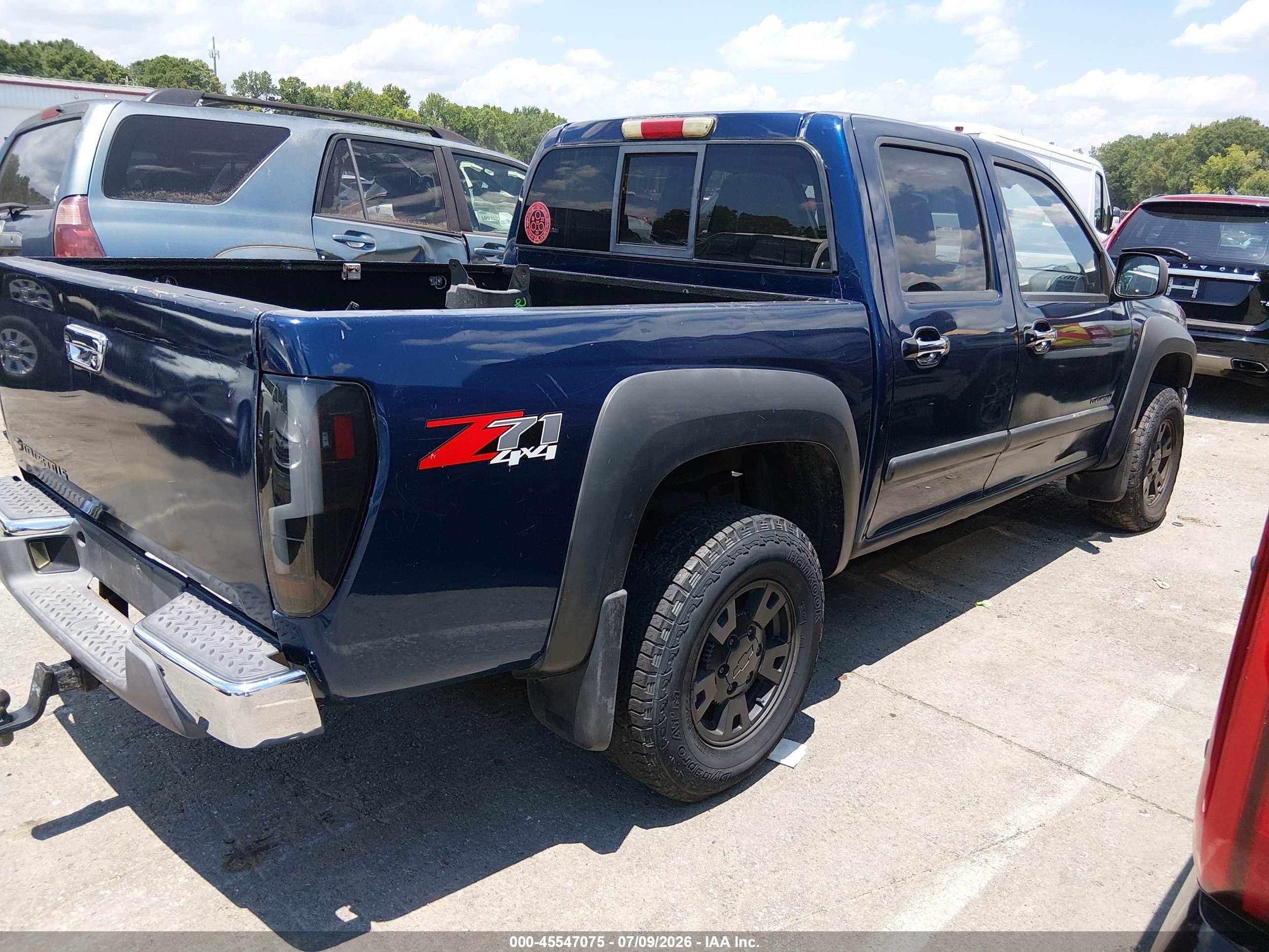 2004 Chevrolet Colorado Ls Blue vin: 1GCDT136848194427
