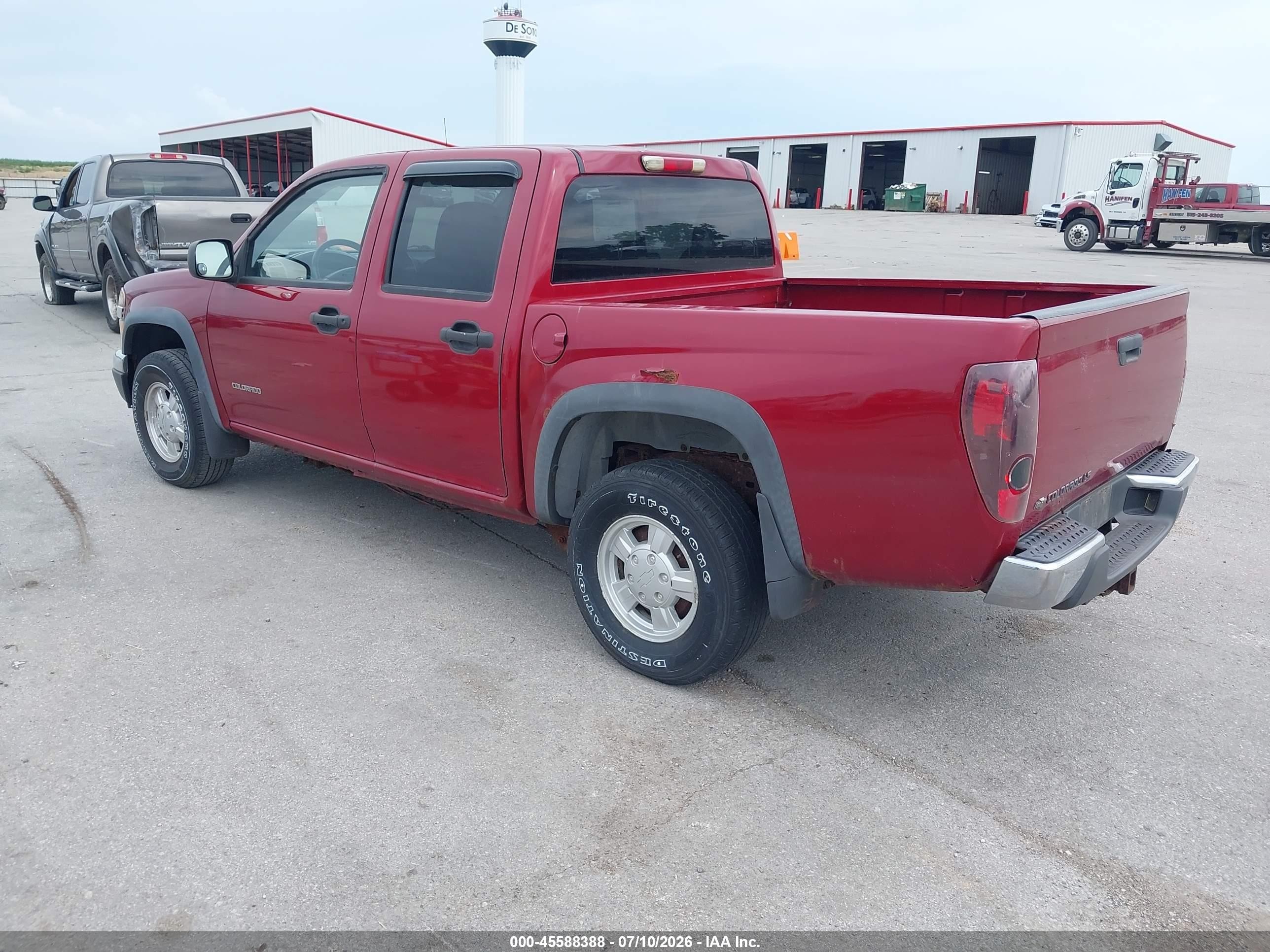2005 Chevrolet Colorado Ls Red vin: 1GCDT136858225693