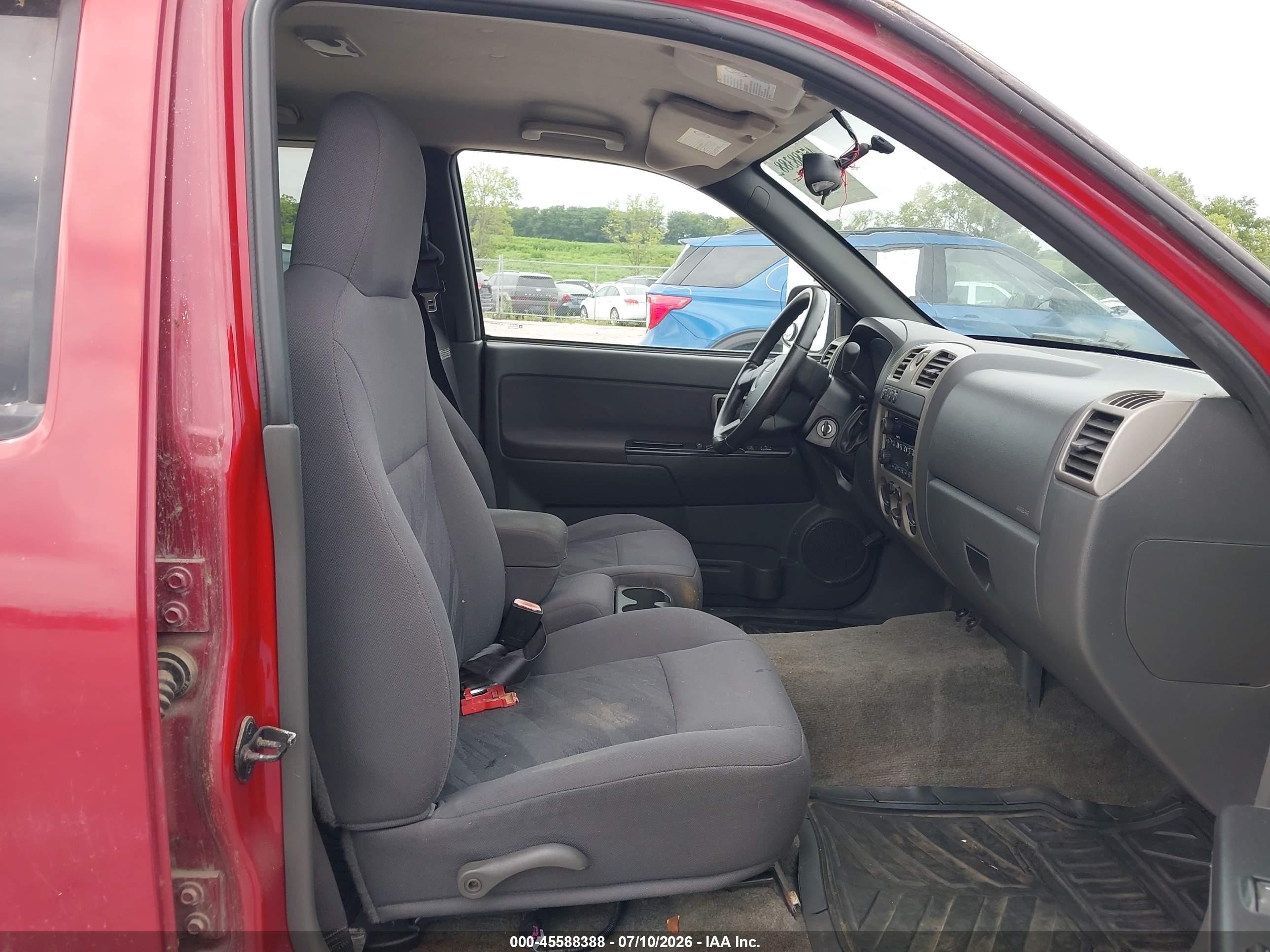 2005 Chevrolet Colorado Ls Red vin: 1GCDT136858225693
