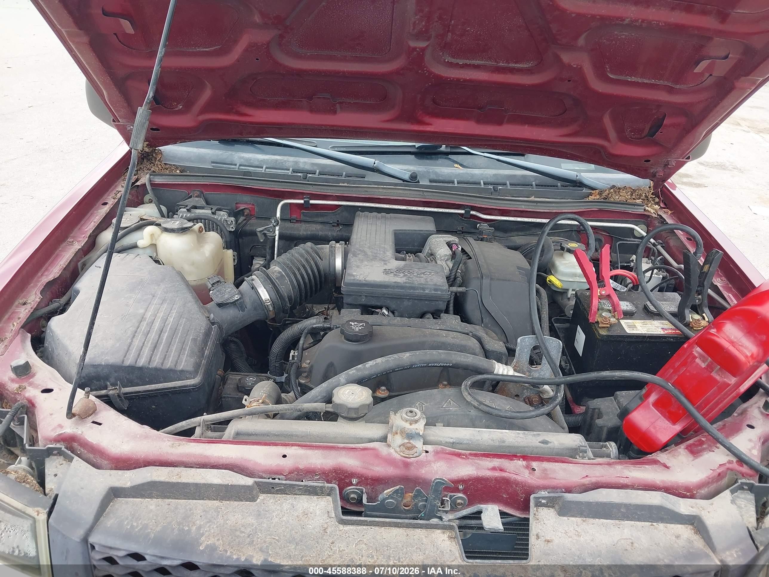 2005 Chevrolet Colorado Ls Red vin: 1GCDT136858225693