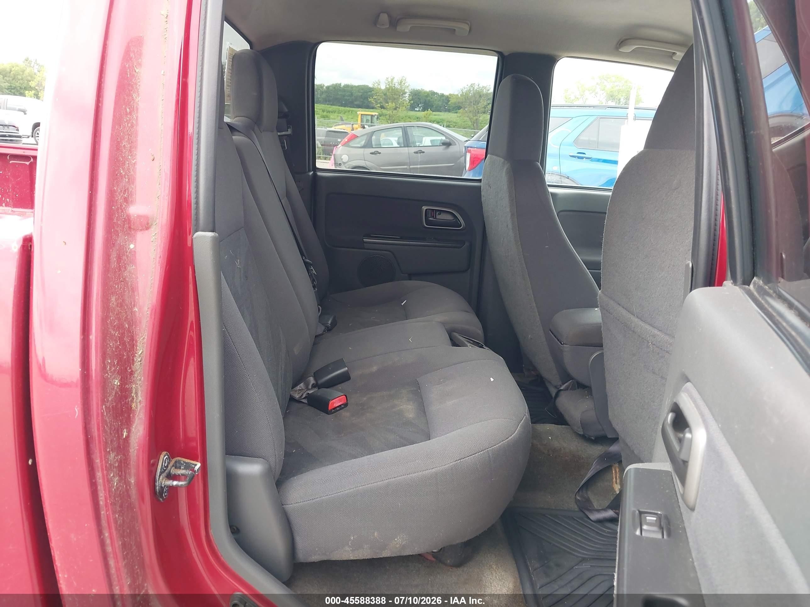 2005 Chevrolet Colorado Ls Red vin: 1GCDT136858225693