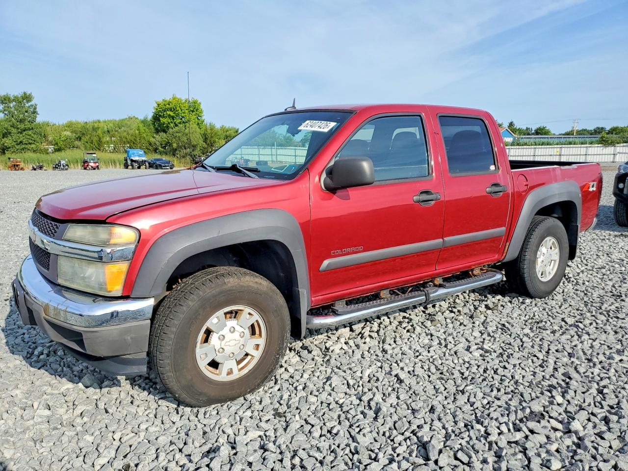 2005 Chevrolet Colorado Red vin: 1GCDT136858256751