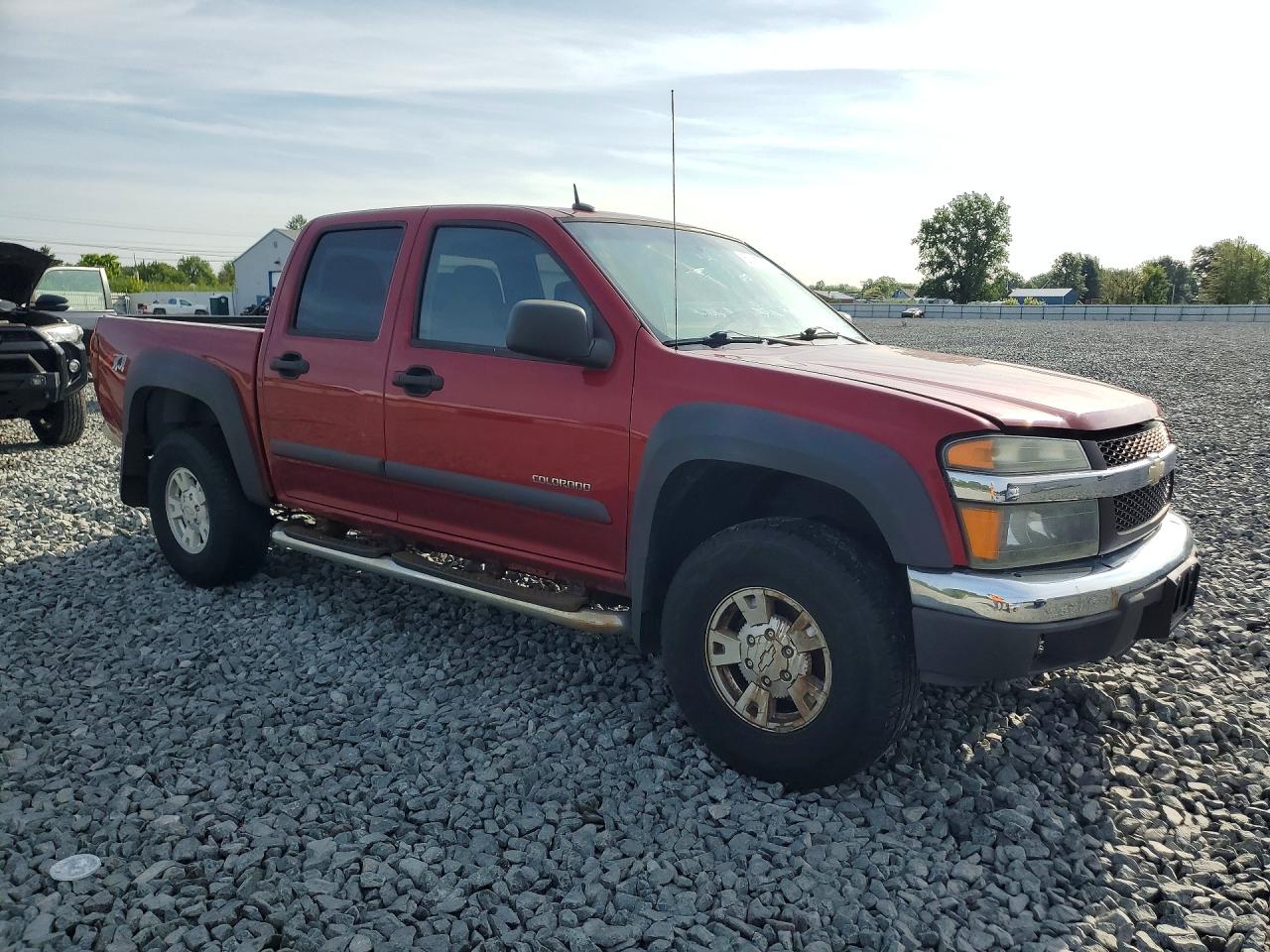 2005 Chevrolet Colorado Red vin: 1GCDT136858256751