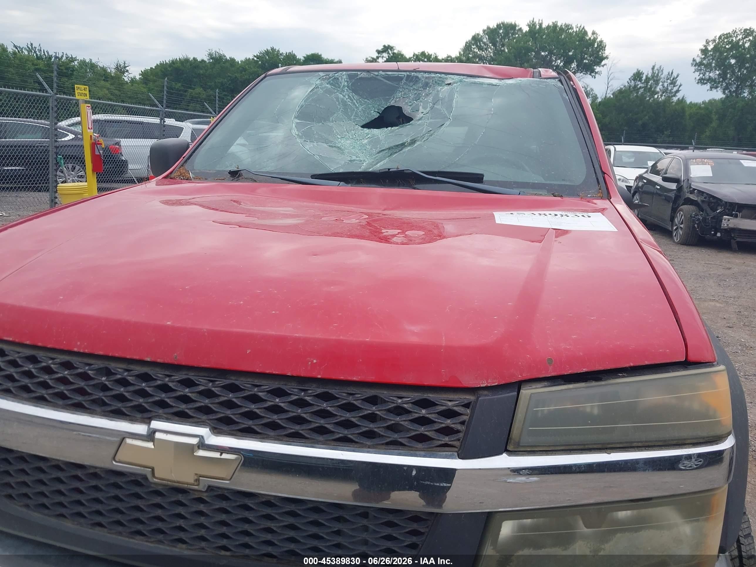 2004 Chevrolet Colorado Ls Red vin: 1GCDT136948202339