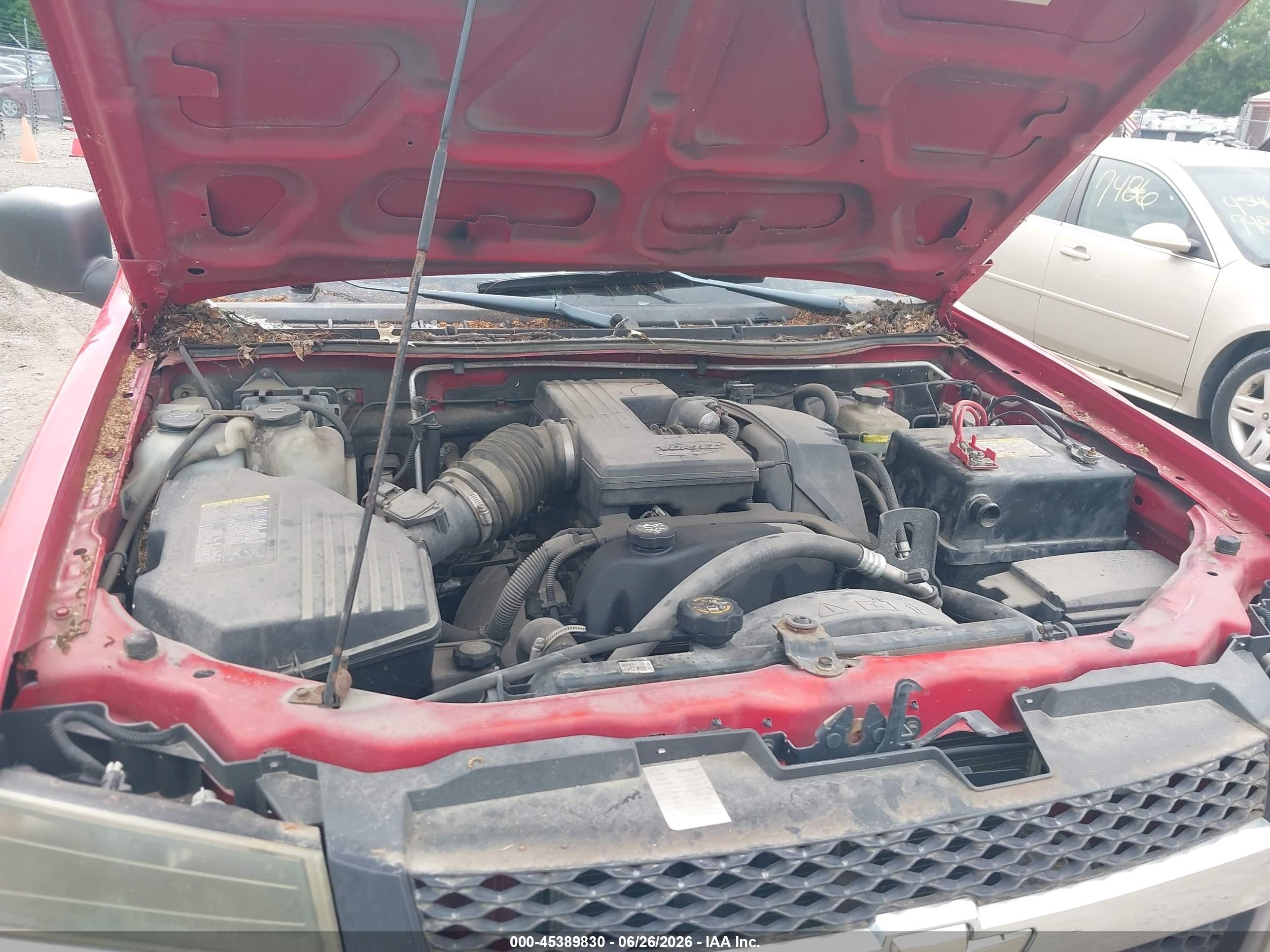 2004 Chevrolet Colorado Ls Red vin: 1GCDT136948202339