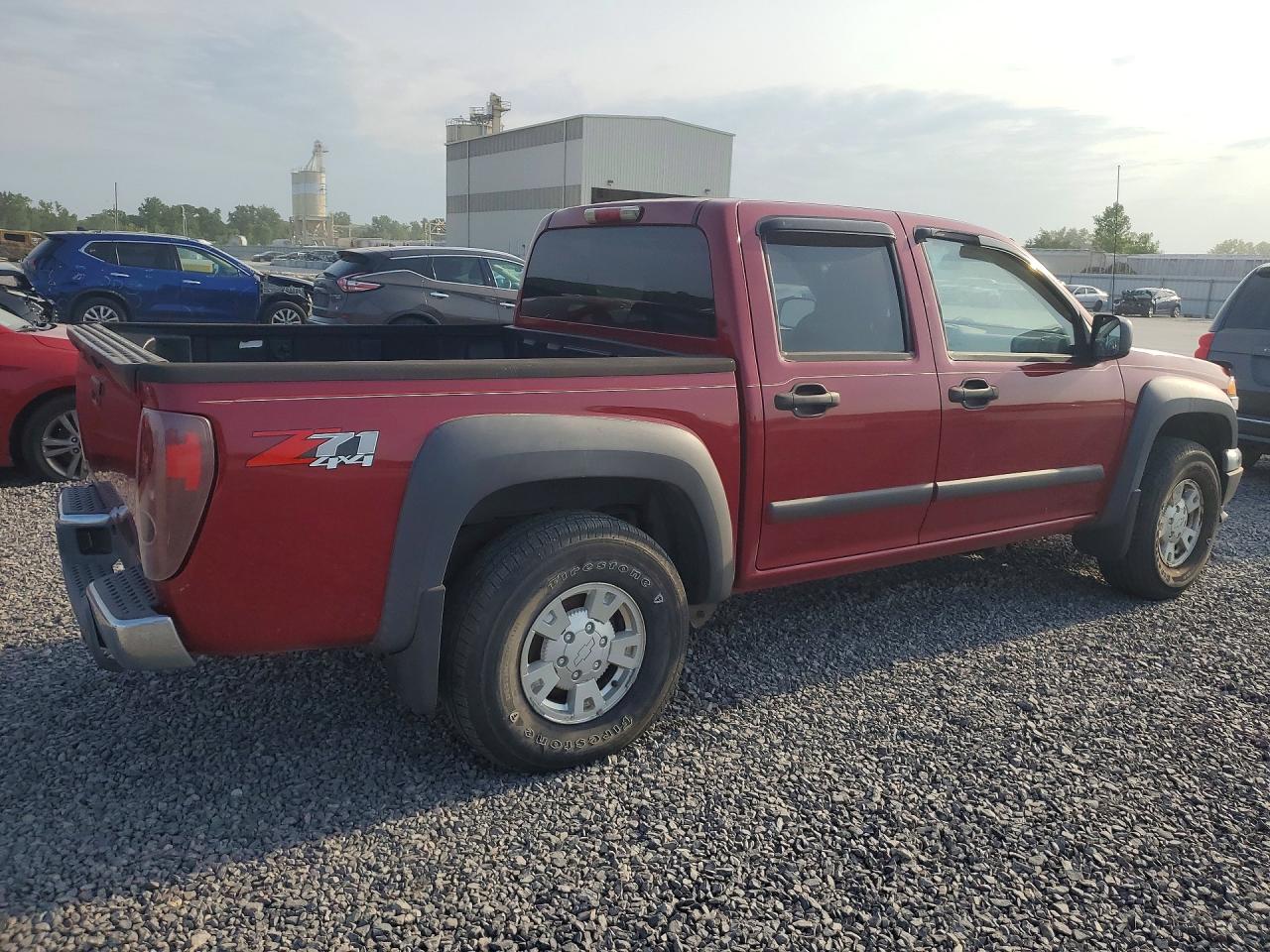 2005 Chevrolet Colorado Red vin: 1GCDT136958207347