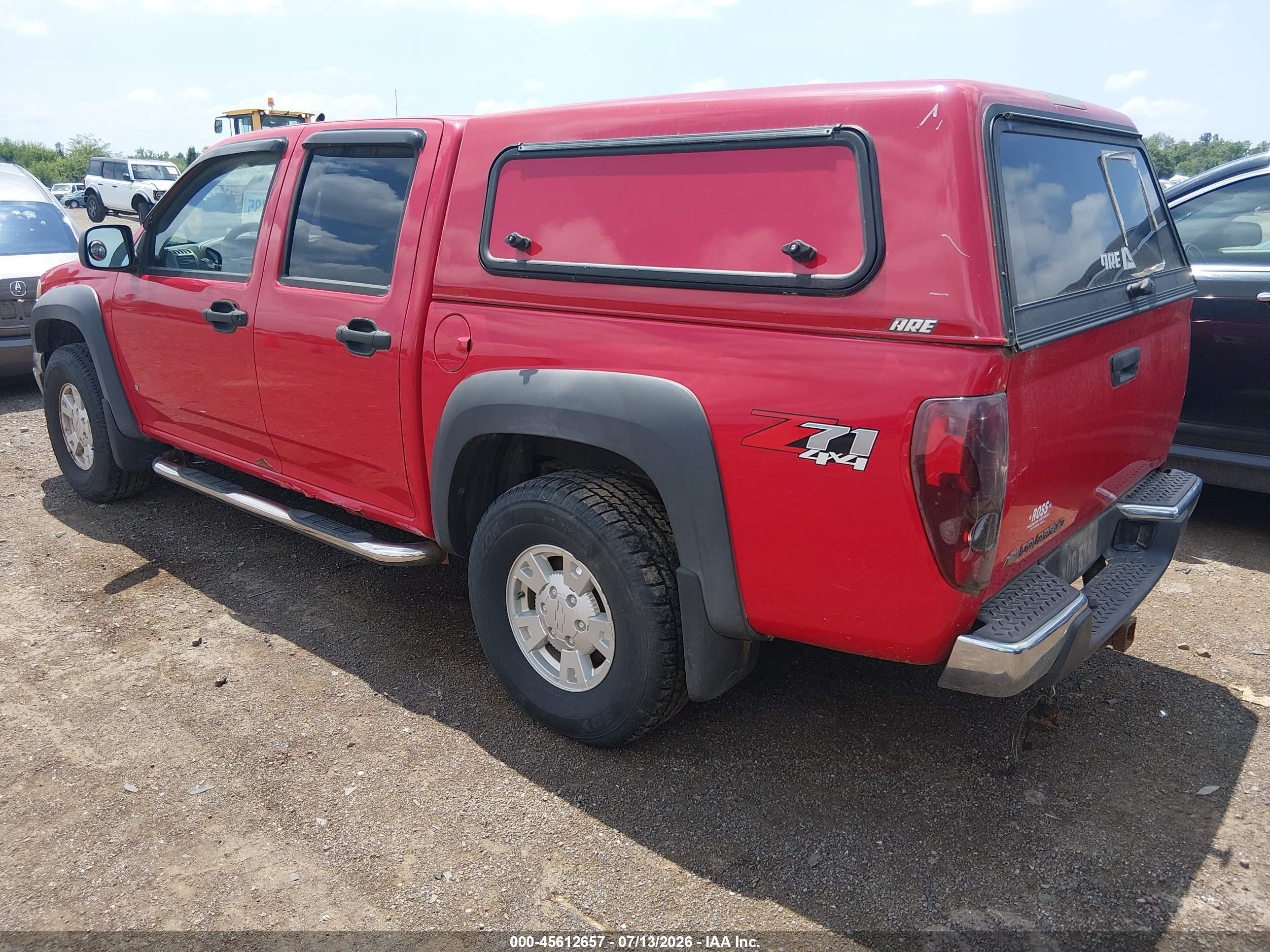2006 Chevrolet Colorado Lt Red vin: 1GCDT136968149953