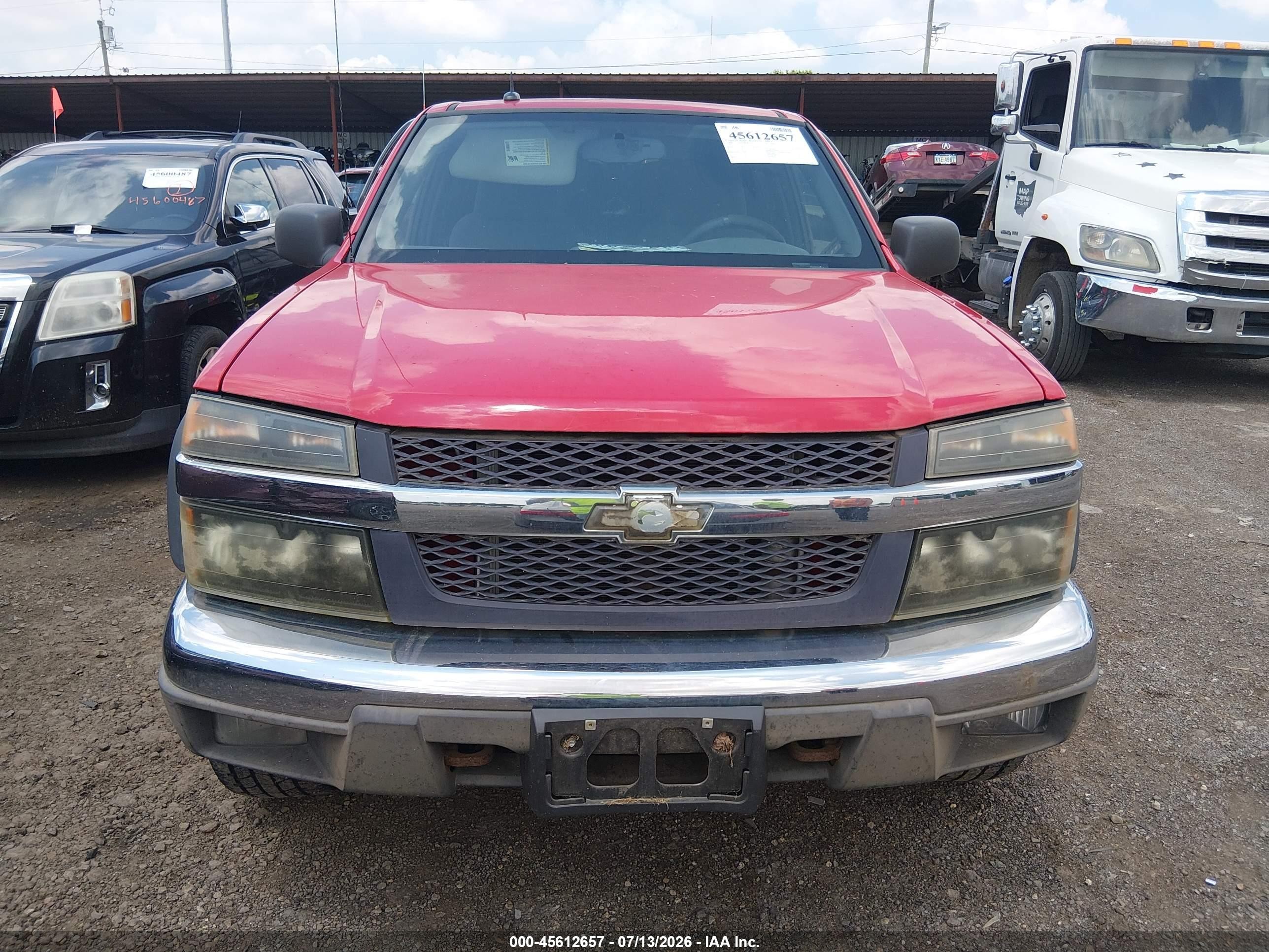 2006 Chevrolet Colorado Lt Red vin: 1GCDT136968149953