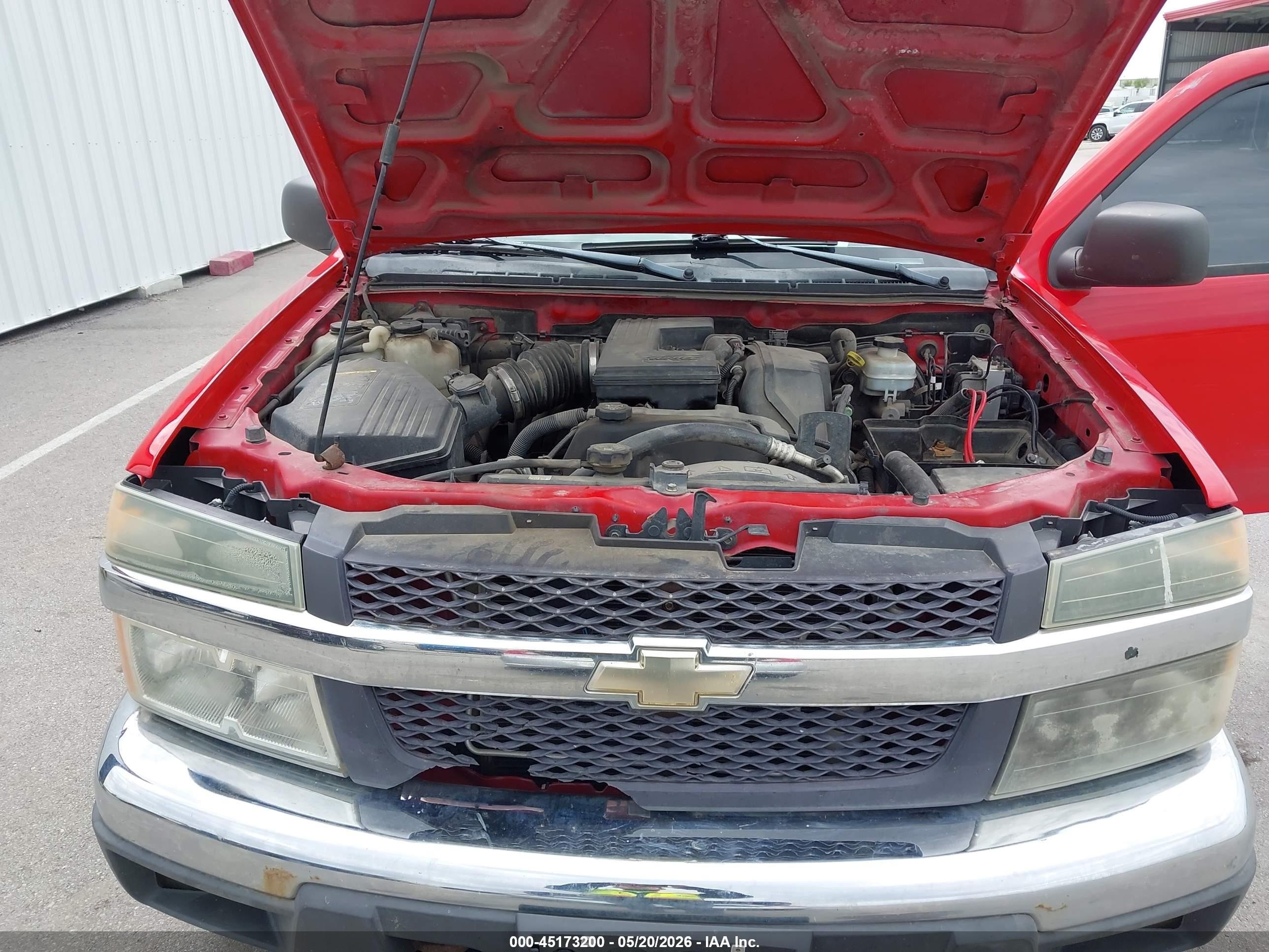 2006 Chevrolet Colorado Lt Red vin: 1GCDT136968222156
