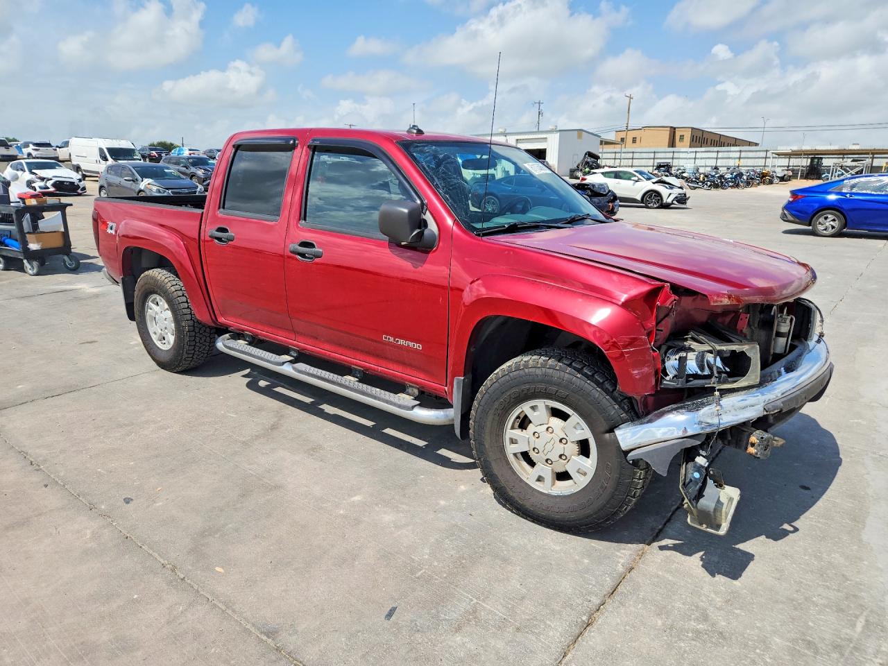 2005 Chevrolet Colorado Red vin: 1GCDT136X58113400