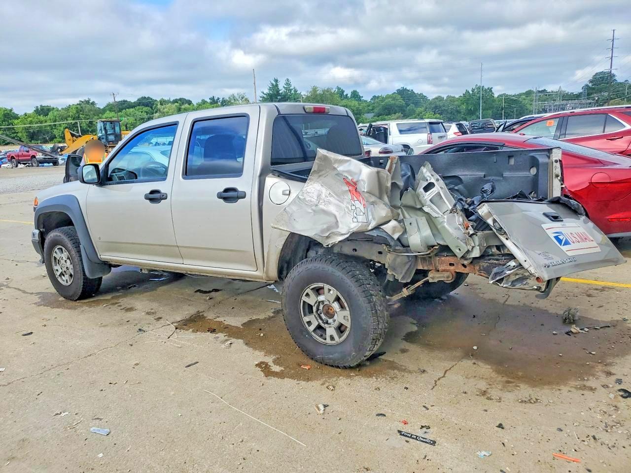 2007 Chevrolet Colorado Silver vin: 1GCDT13E078141250