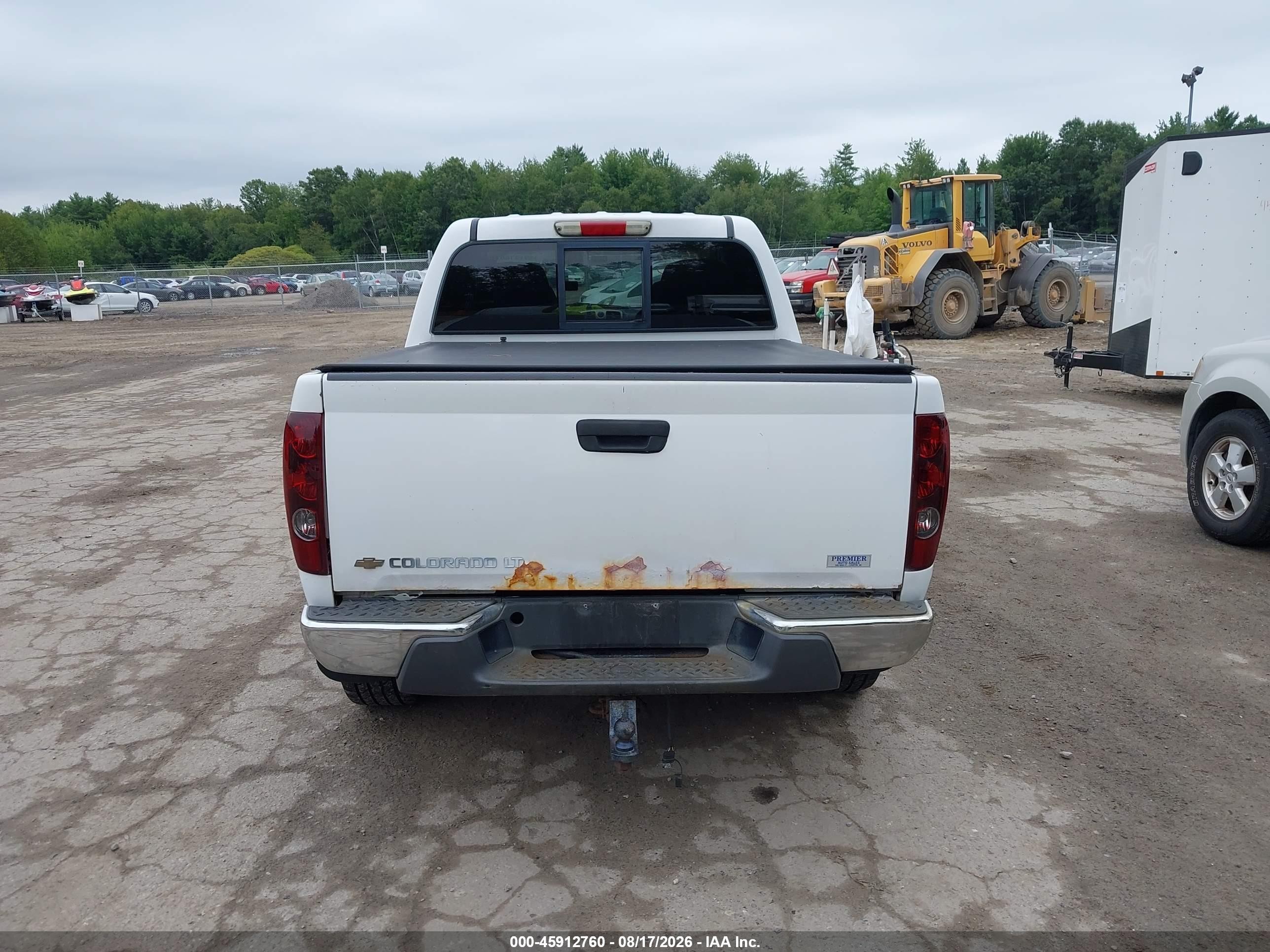 2009 Chevrolet Colorado Lt White vin: 1GCDT13E098153711