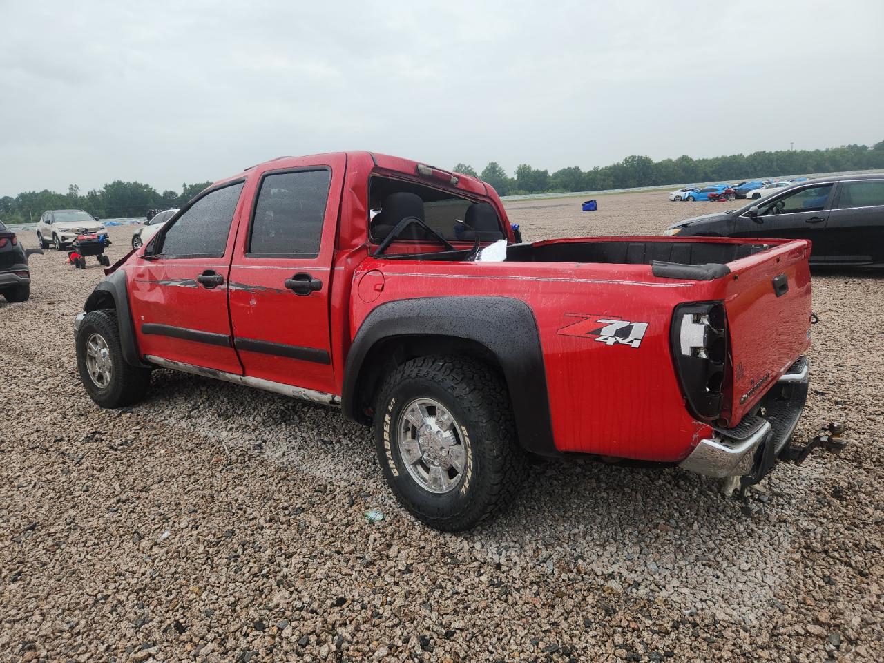 2007 Chevrolet Colorado Red vin: 1GCDT13E178222547